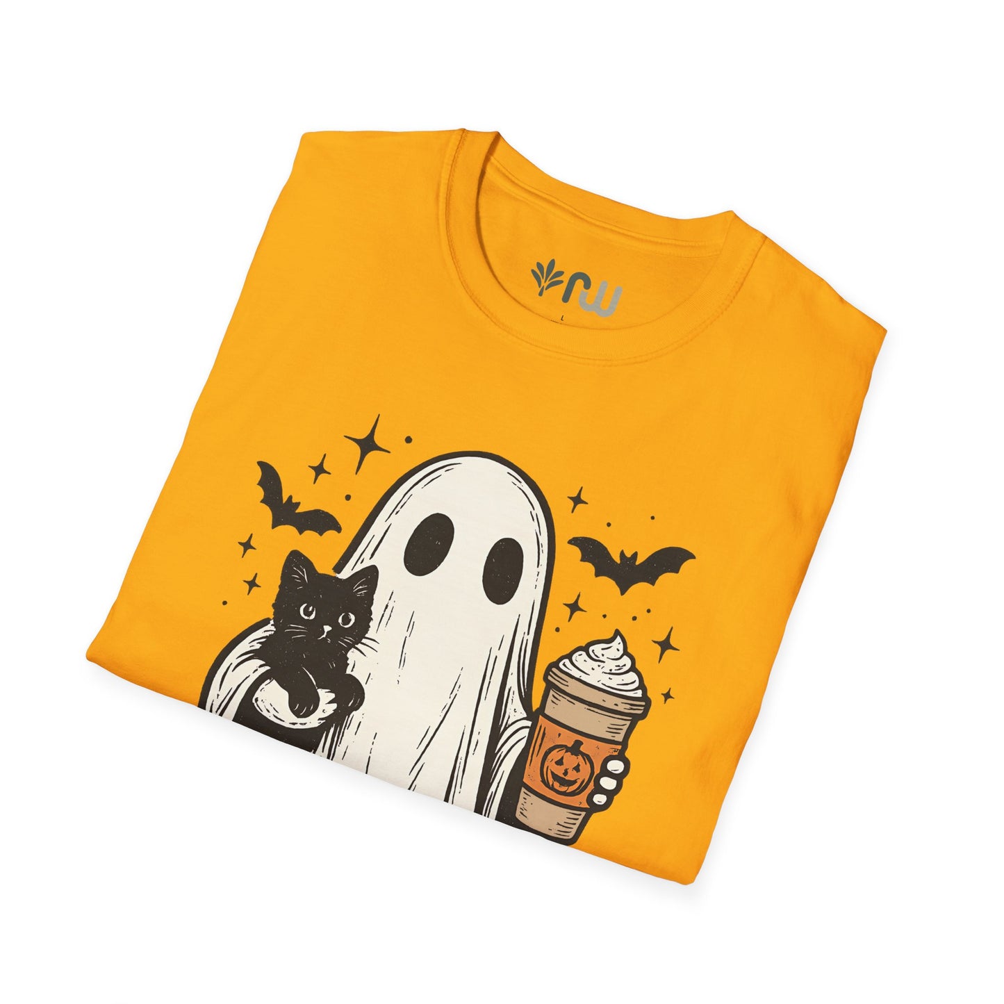 "Ghost and Cat" - Softstyle T-Shirt