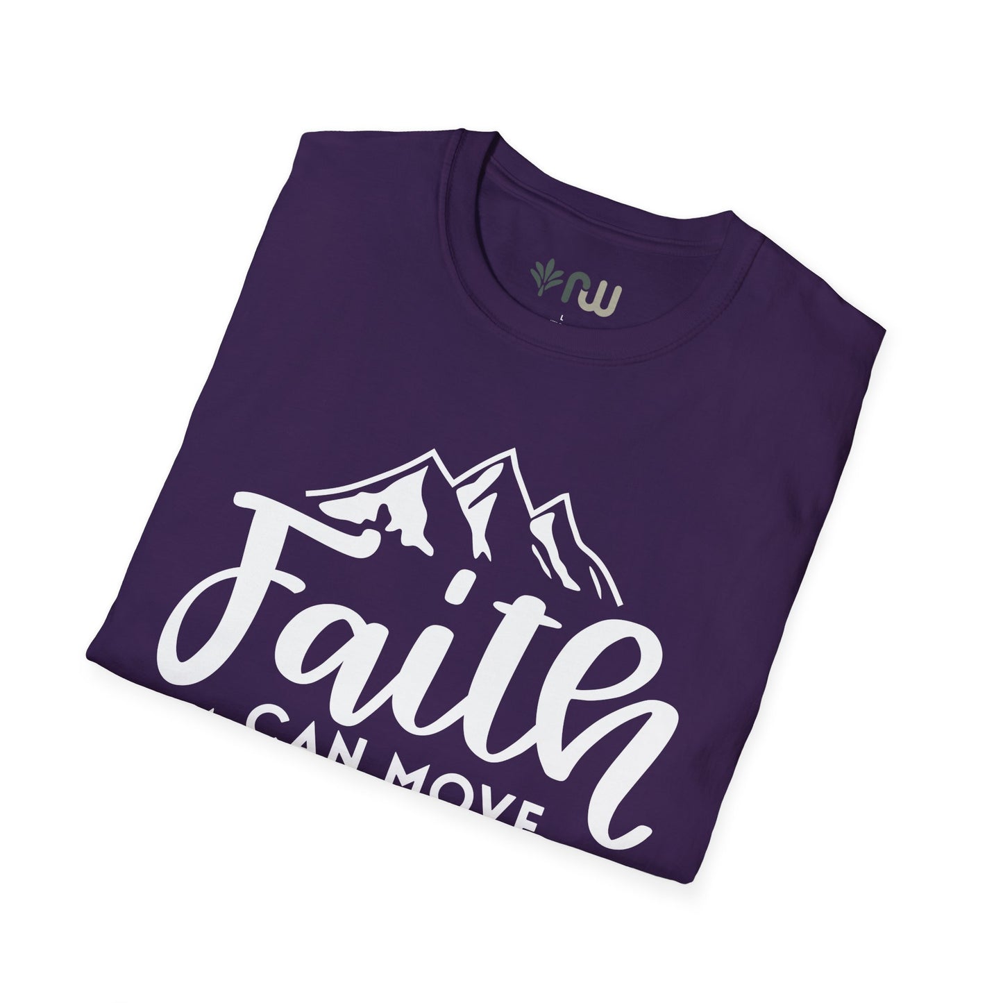 "Faith Can Move Mountains" Softstyle T-Shirt