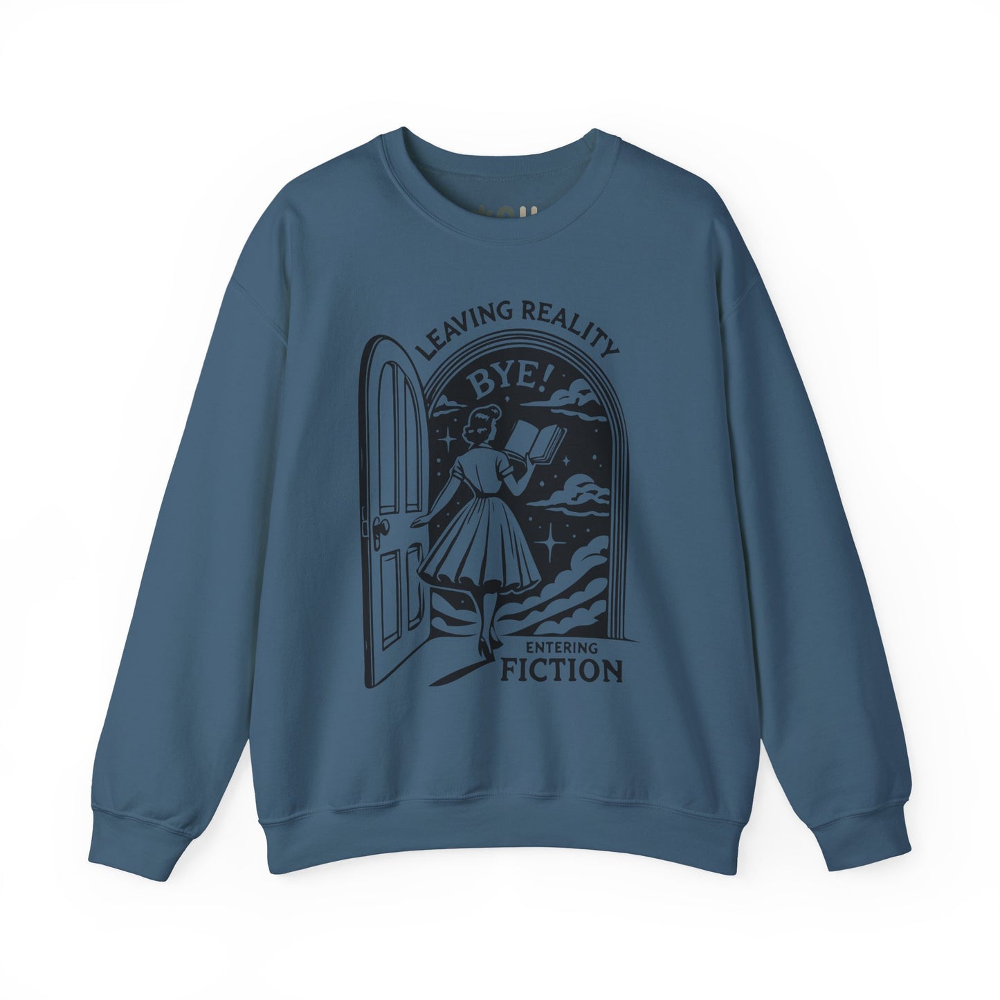 "Leaving Reality, Entering Fiction" Crewneck Sweatshirt