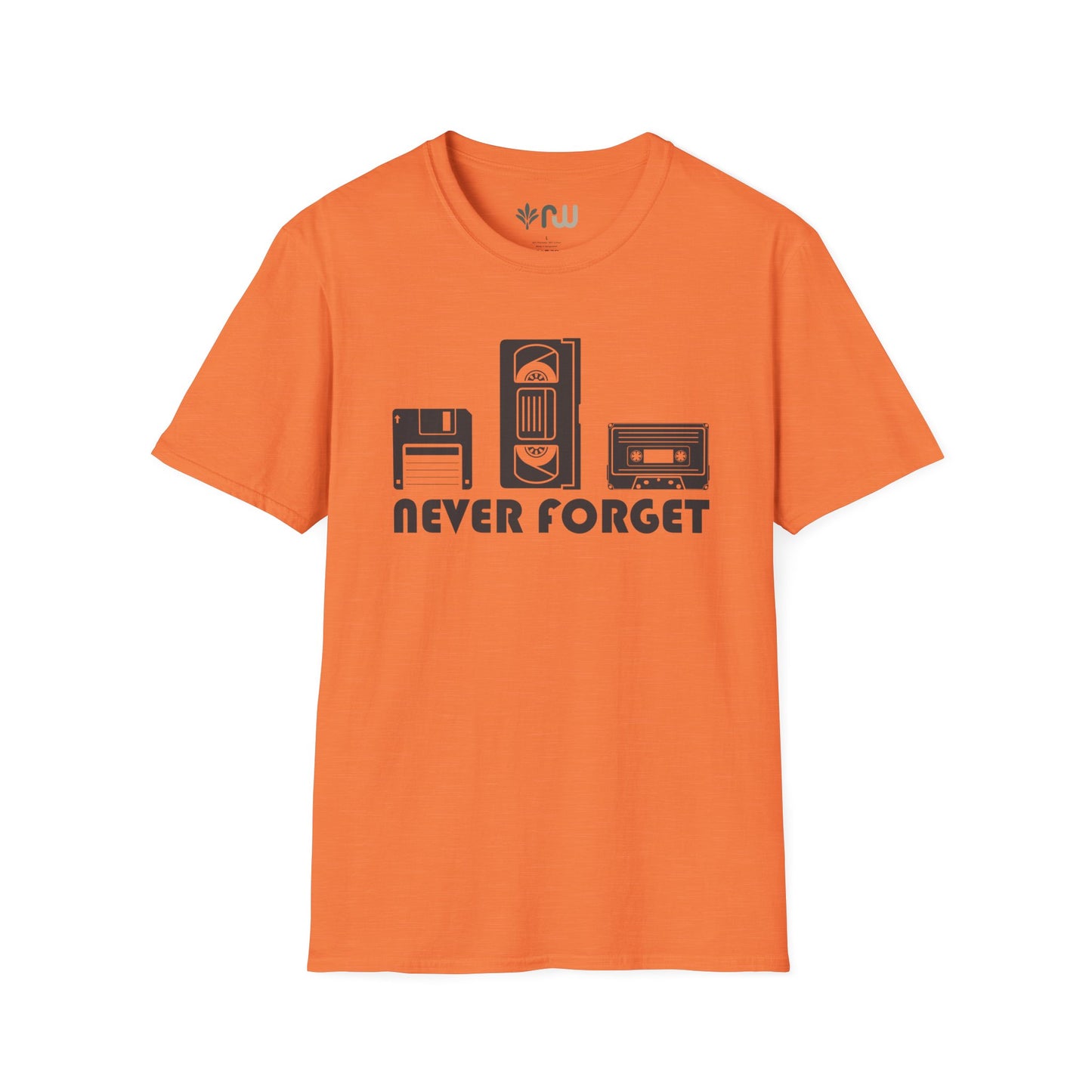 "Never Forget" Retro Tech Softstyle T-Shirt