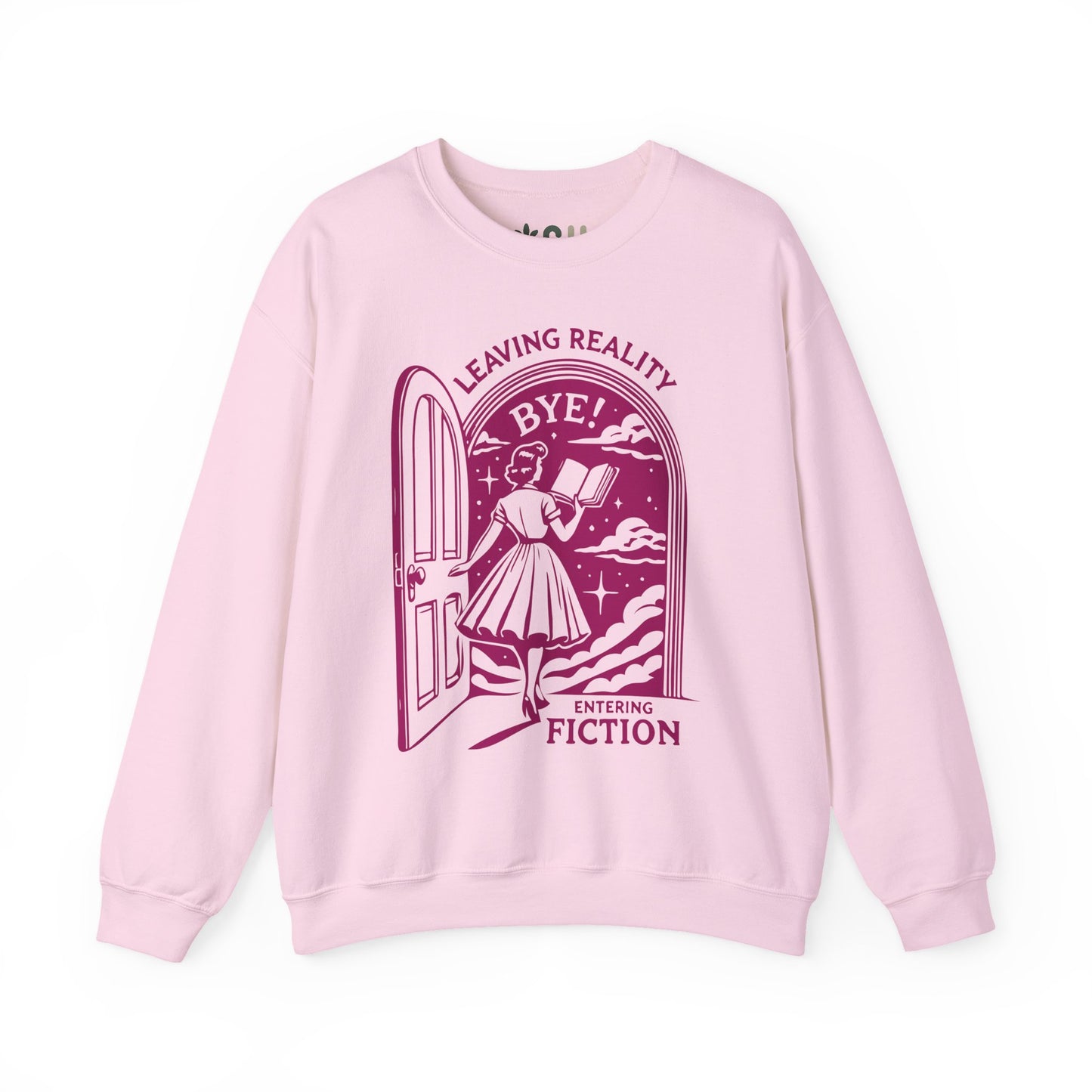 "Leaving Reality, Entering Fiction" Crewneck Sweatshirt