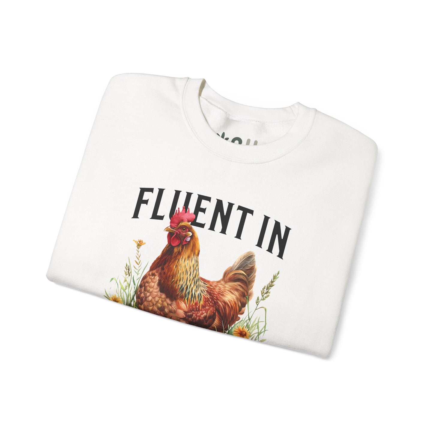 "Fluent in Fowl Language" Crewneck Sweatshirt