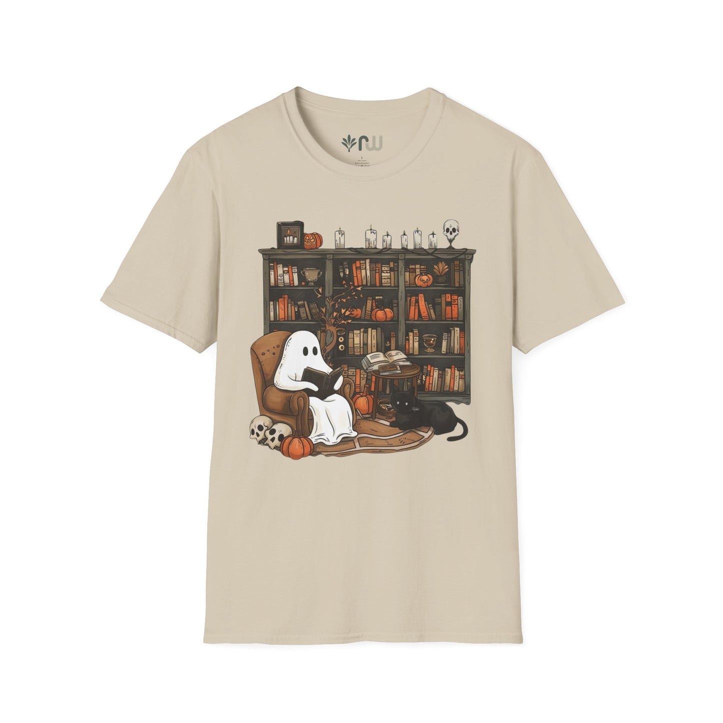 "Reading Ghost" - Softstyle T-Shirt