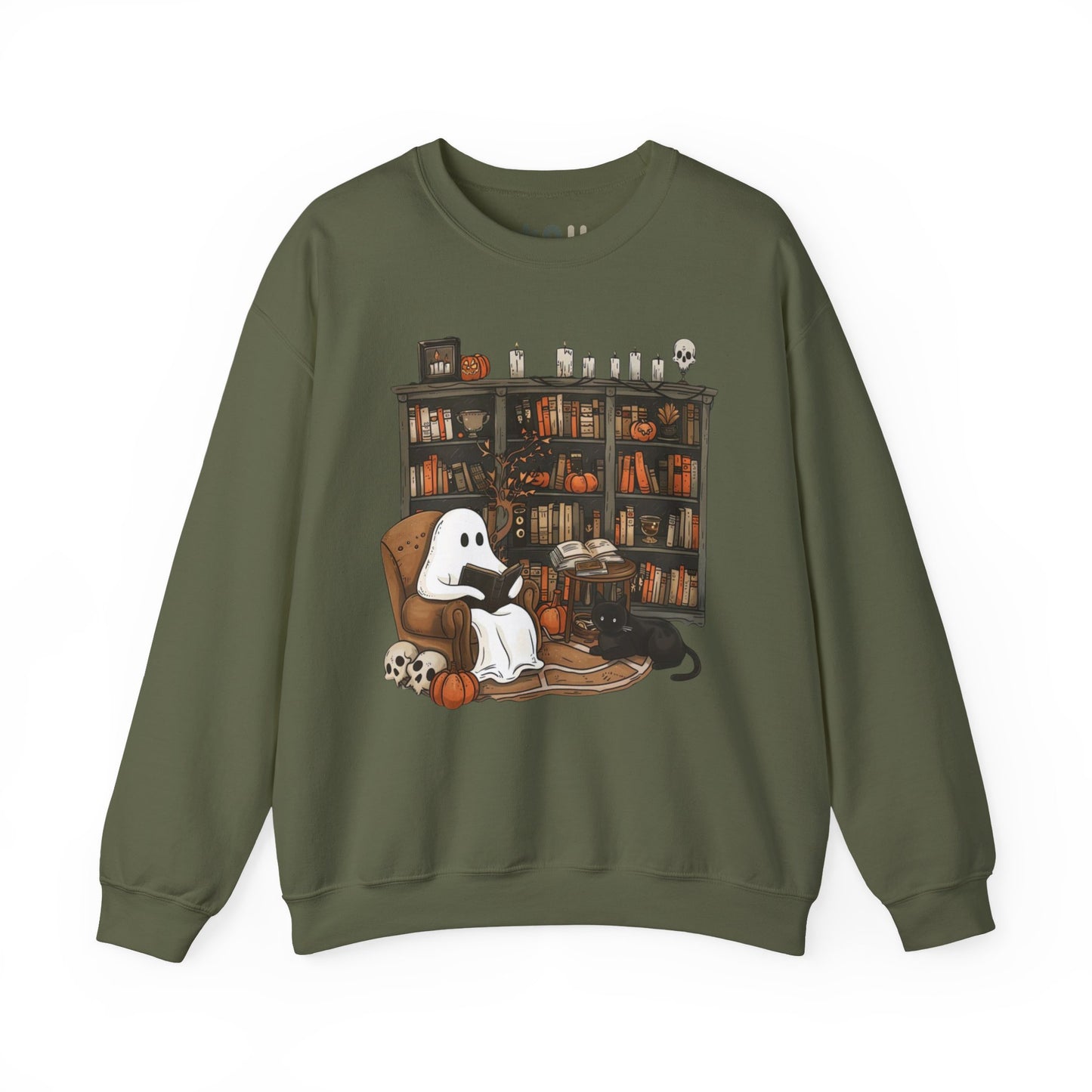 "Reading Ghost" - Crewneck Sweatshirt