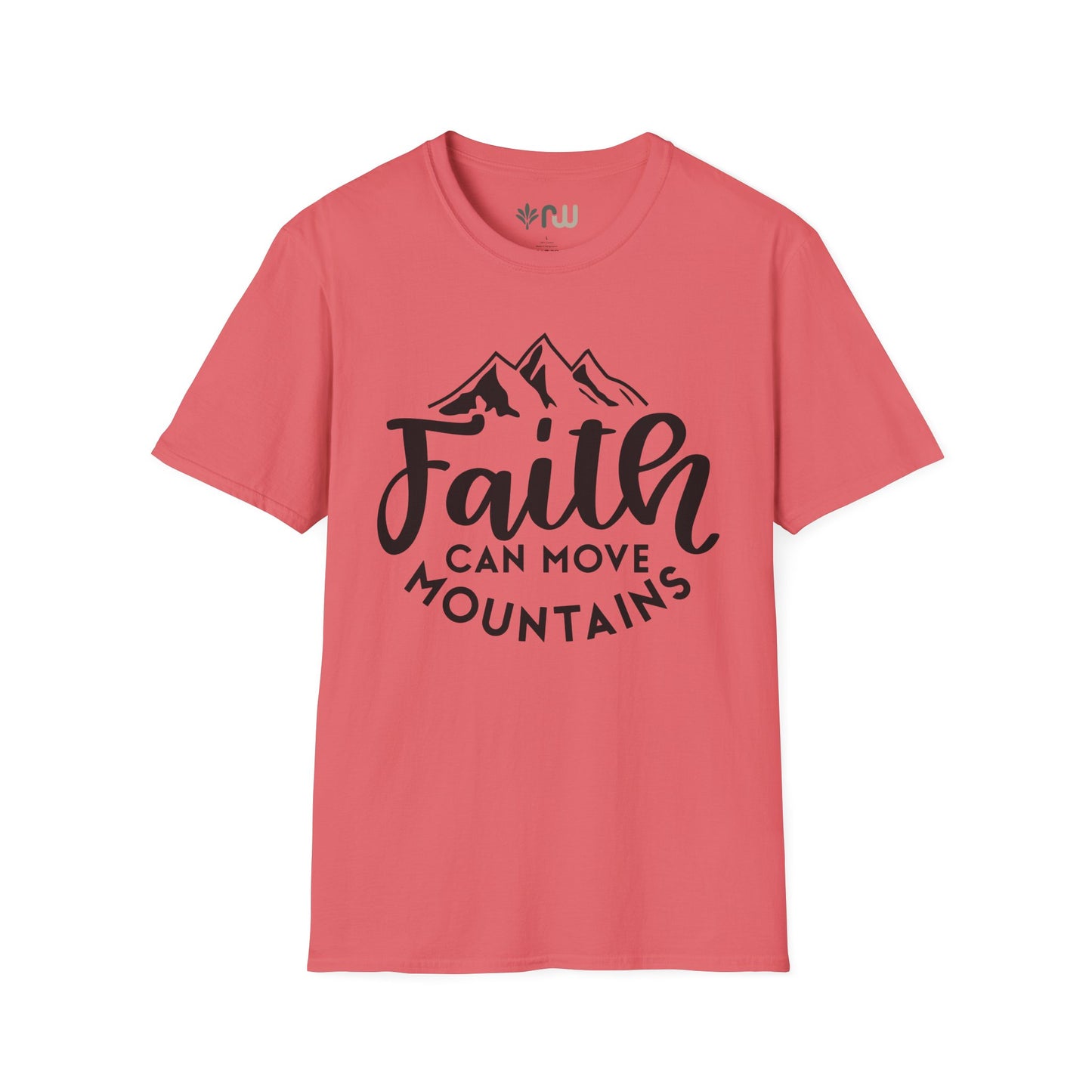 "Faith Can Move Mountains" Softstyle T-Shirt