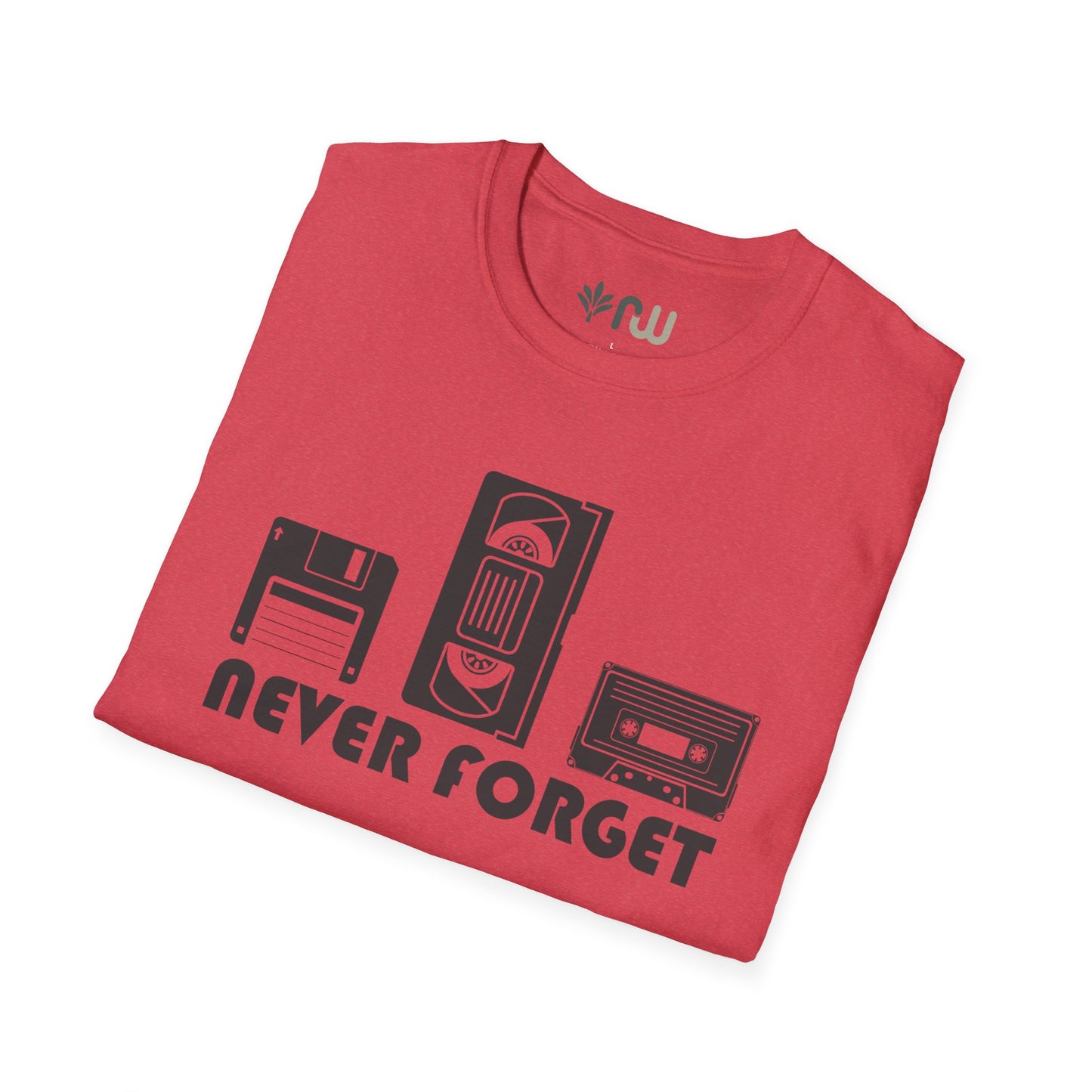 "Never Forget" Retro Tech Softstyle T-Shirt