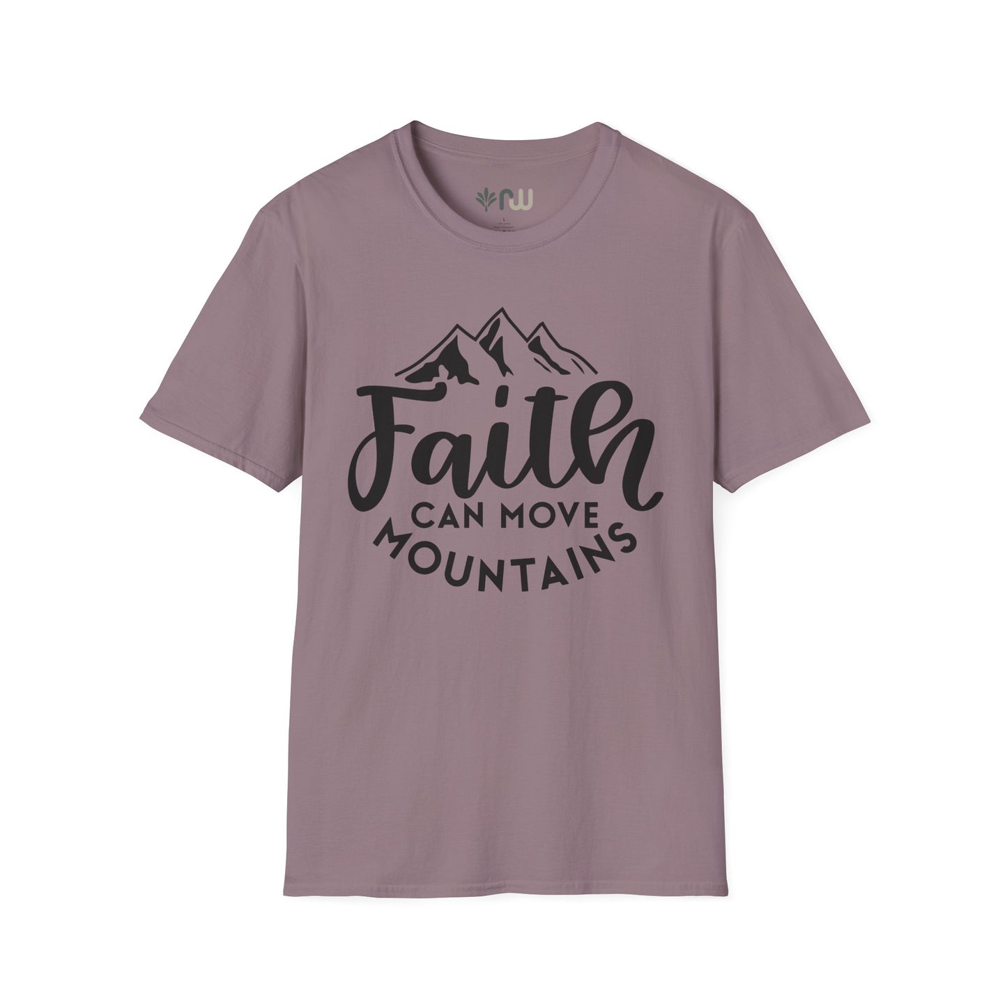 "Faith Can Move Mountains" Softstyle T-Shirt