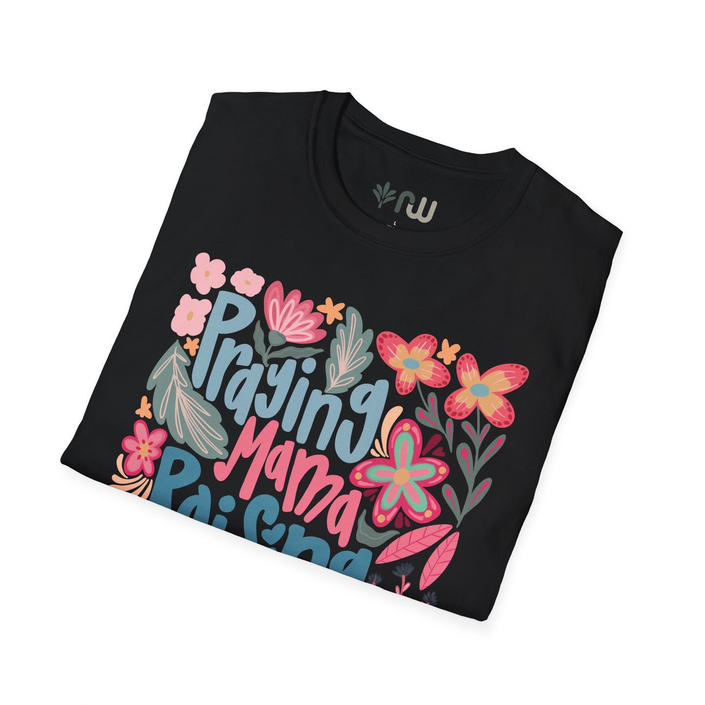 "Praying Mama Raising Warriors" Softstyle T-Shirt