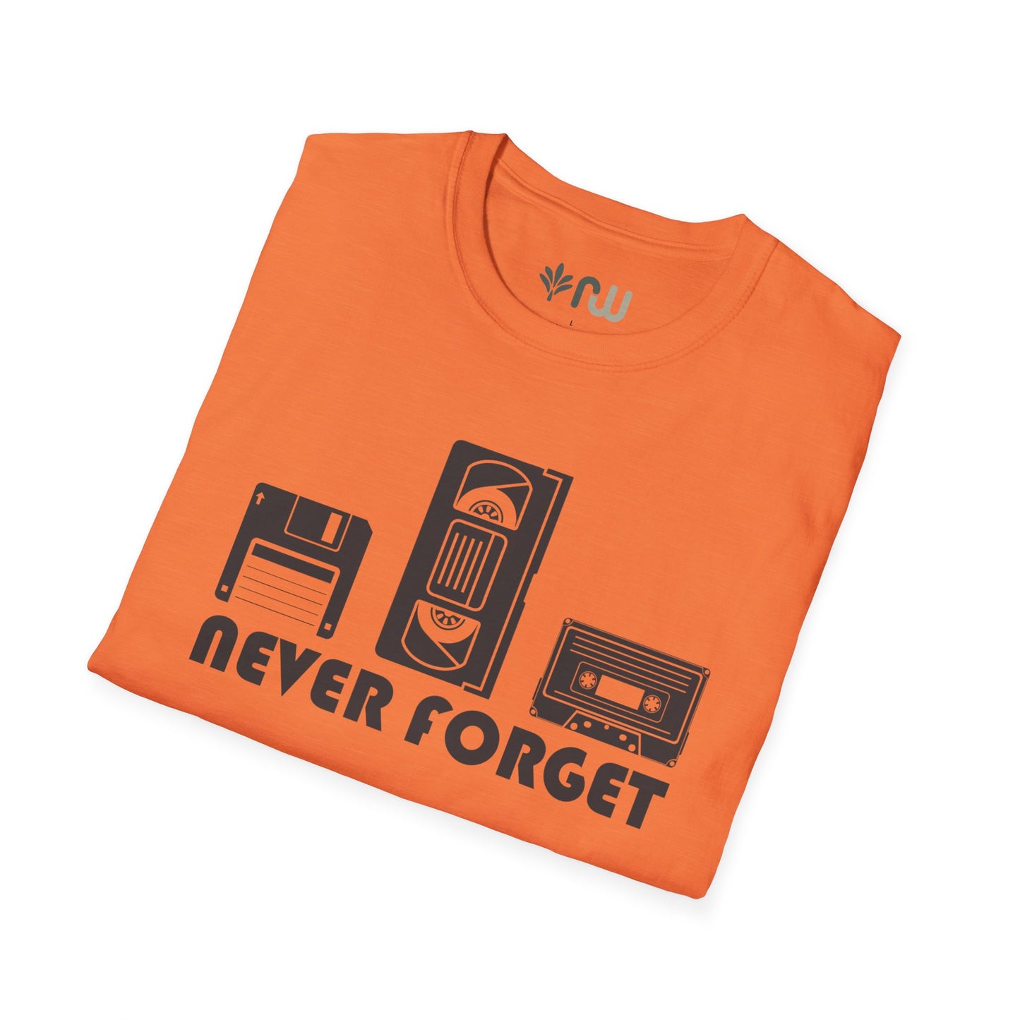 "Never Forget" Retro Tech Softstyle T-Shirt