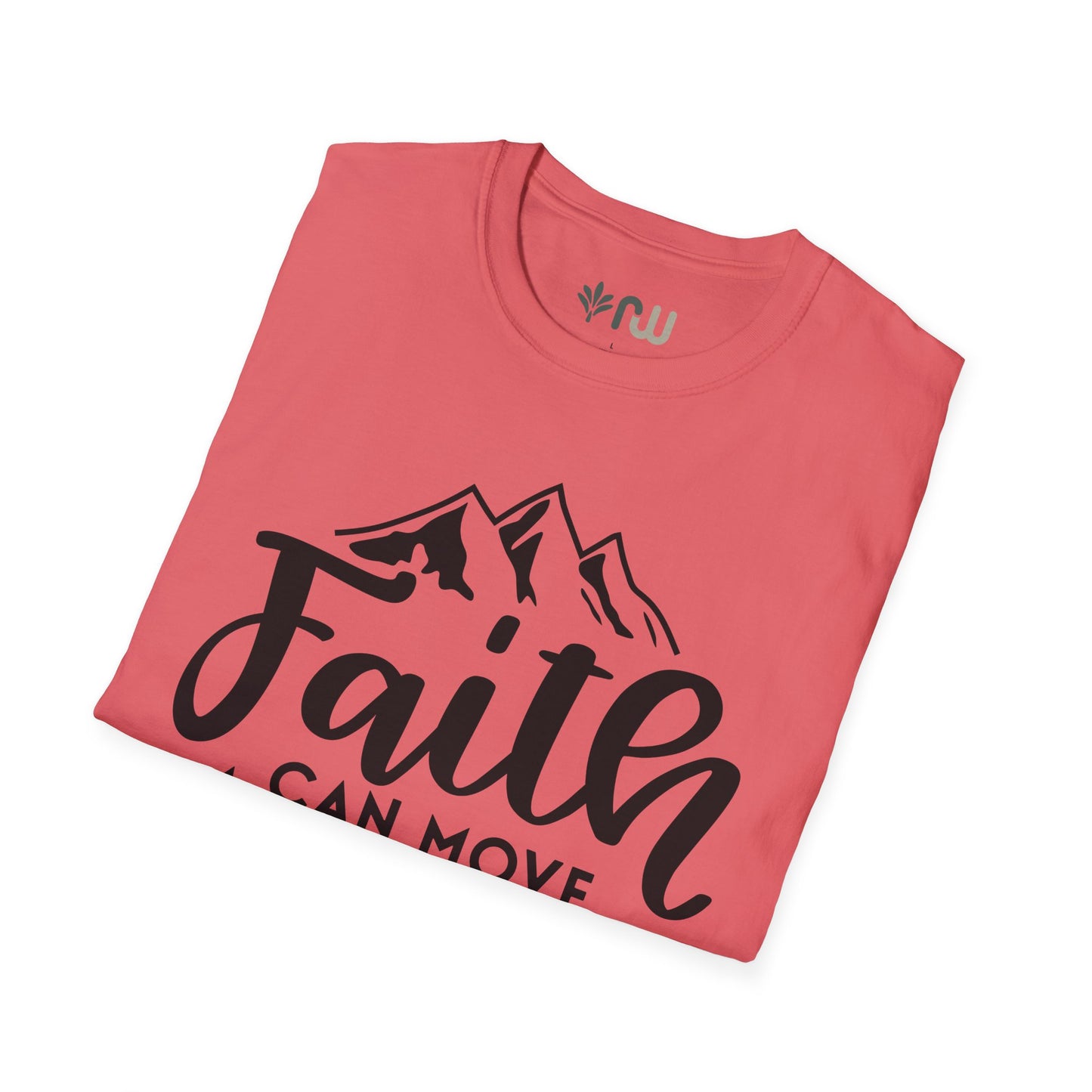 "Faith Can Move Mountains" Softstyle T-Shirt