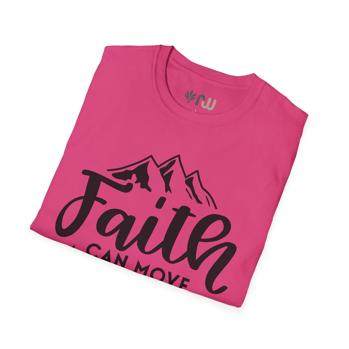"Faith Can Move Mountains" Softstyle T-Shirt