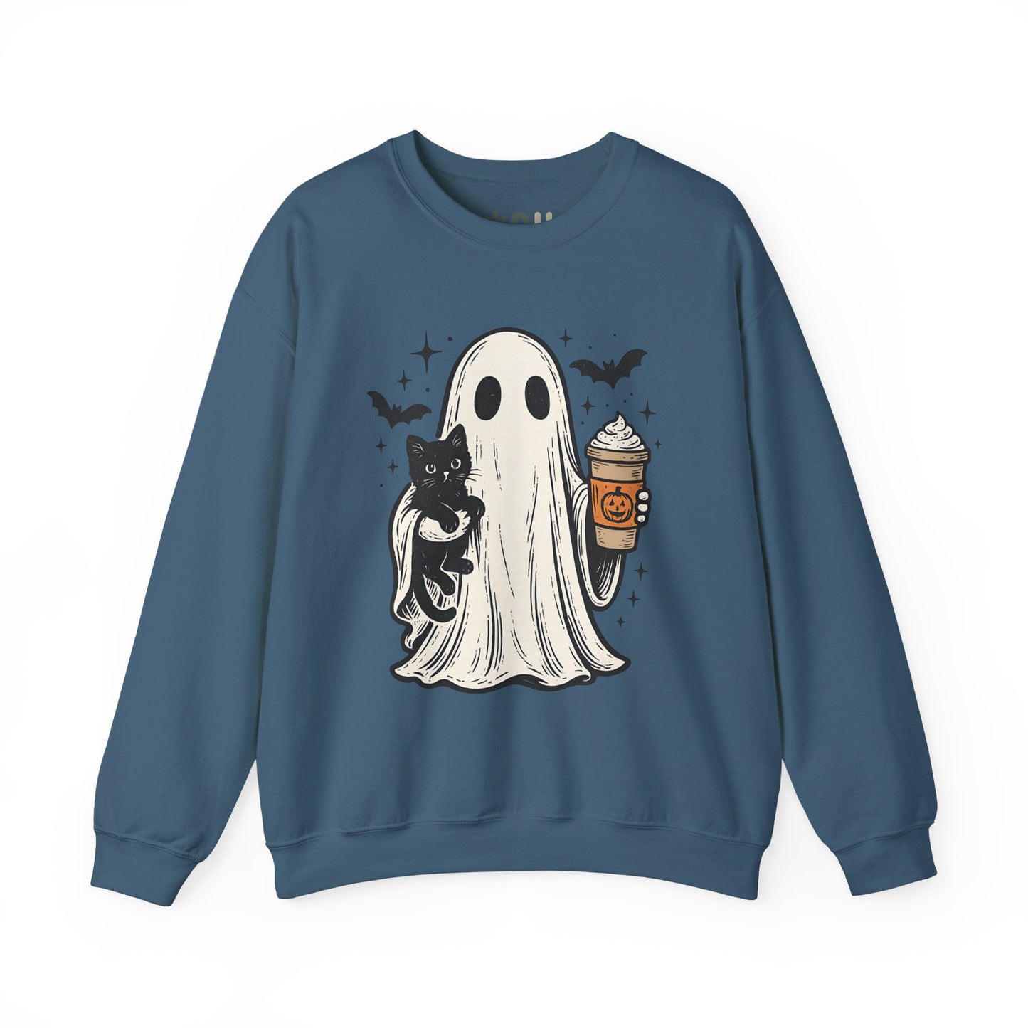 "Ghost and Cat" - Crewneck Sweatshirt