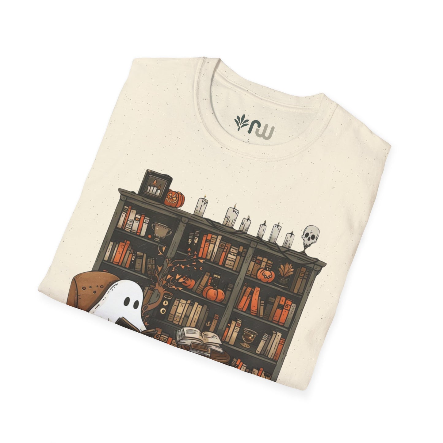 "Reading Ghost" - Softstyle T-Shirt