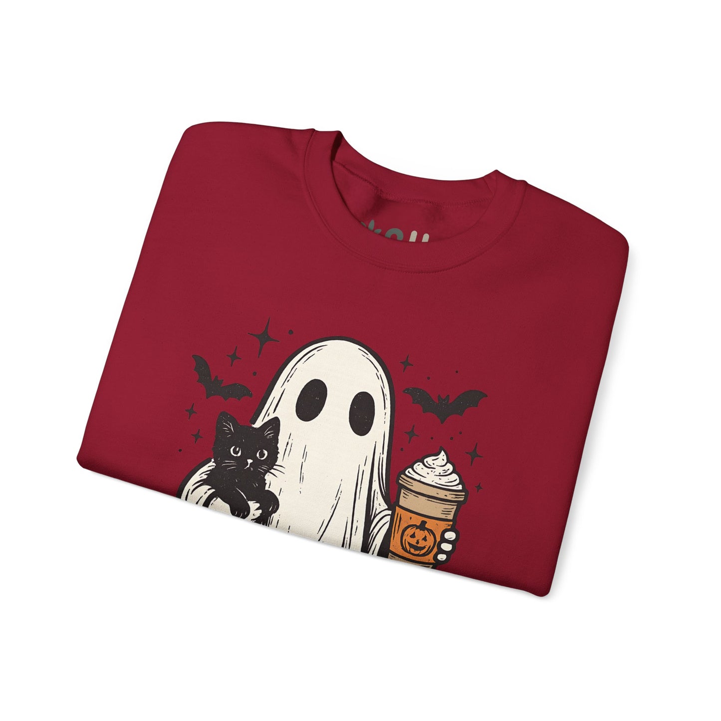 "Ghost and Cat" - Crewneck Sweatshirt