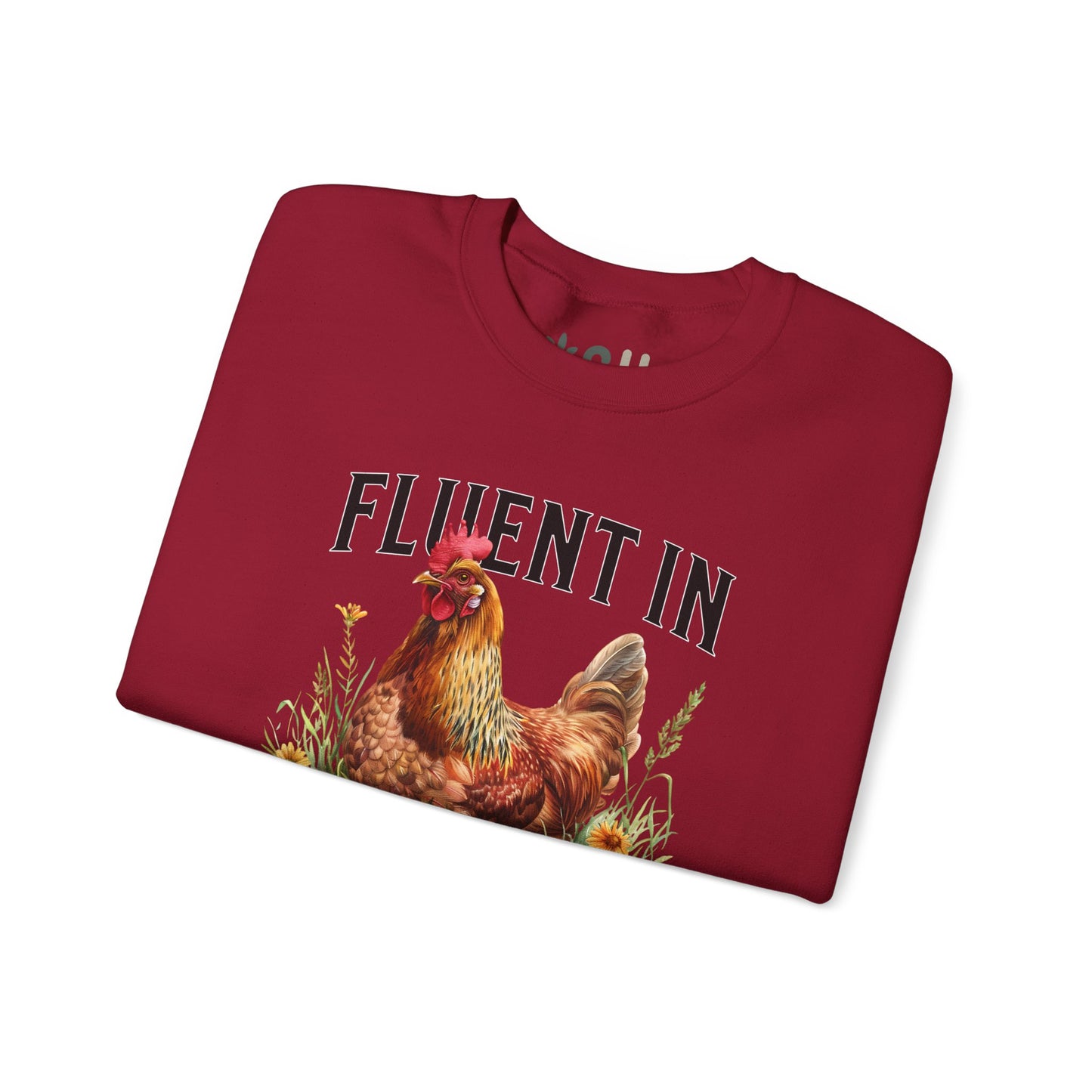"Fluent in Fowl Language" Crewneck Sweatshirt