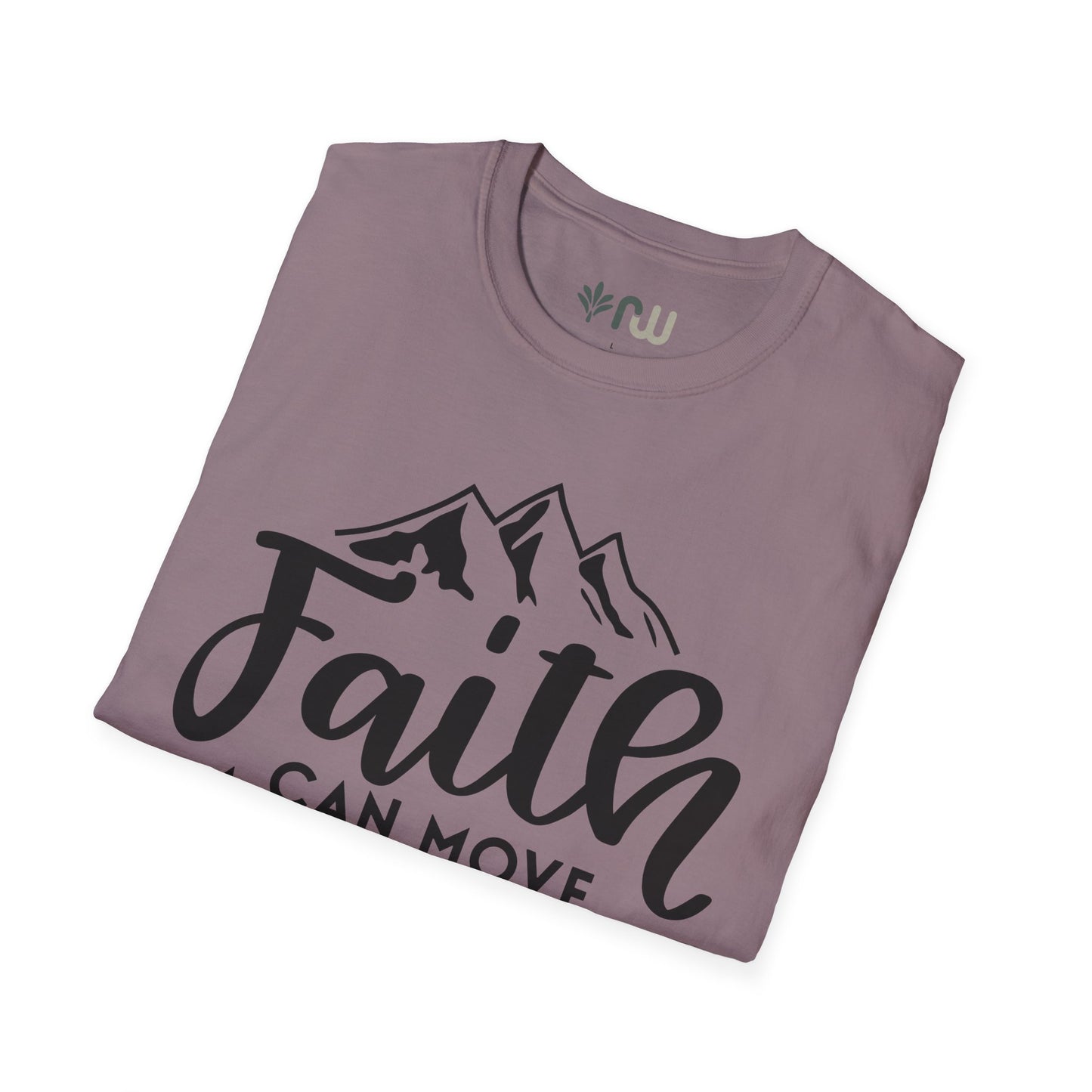 "Faith Can Move Mountains" Softstyle T-Shirt