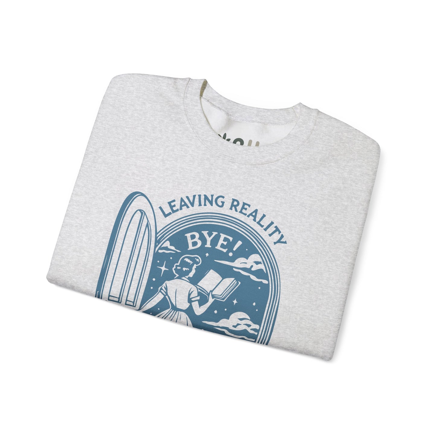 "Leaving Reality, Entering Fiction" Crewneck Sweatshirt