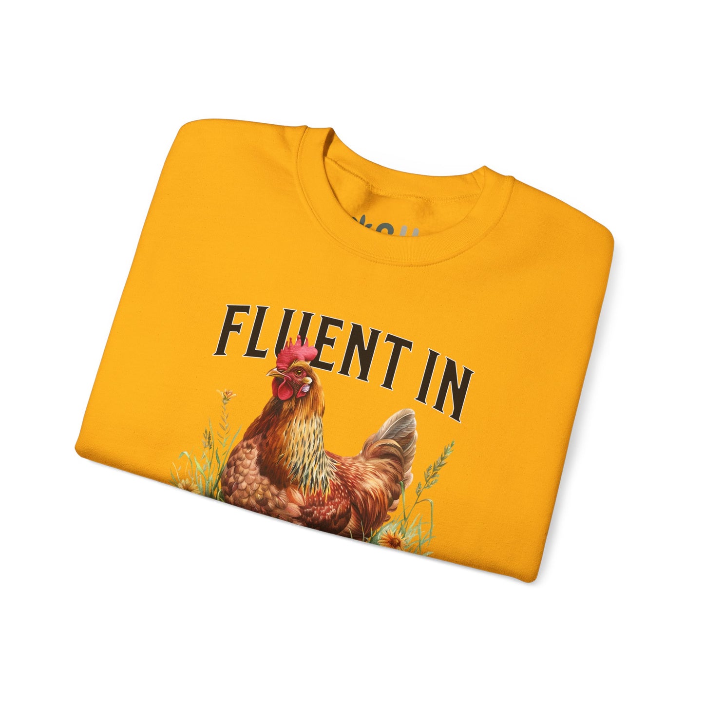"Fluent in Fowl Language" Crewneck Sweatshirt