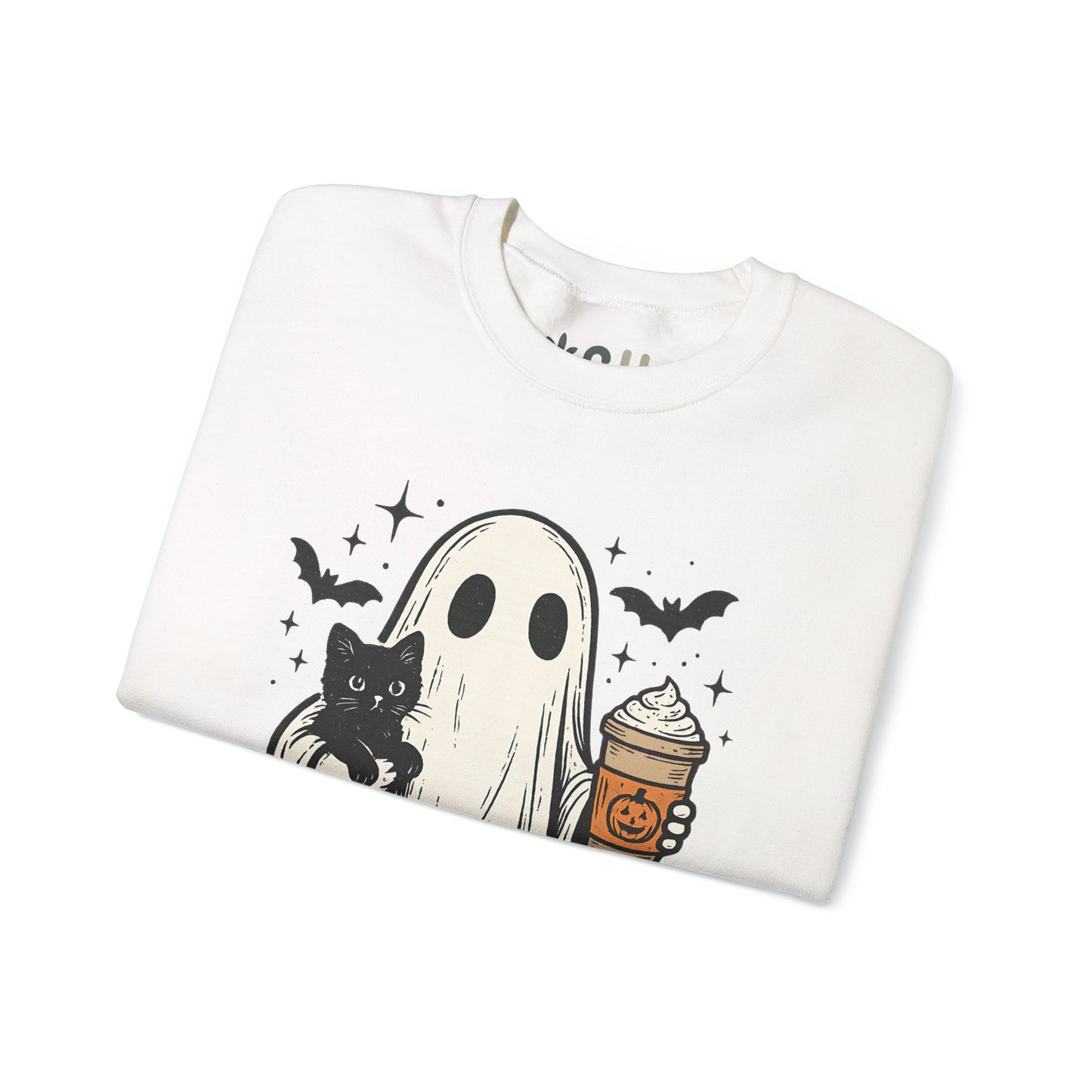 "Ghost and Cat" - Crewneck Sweatshirt