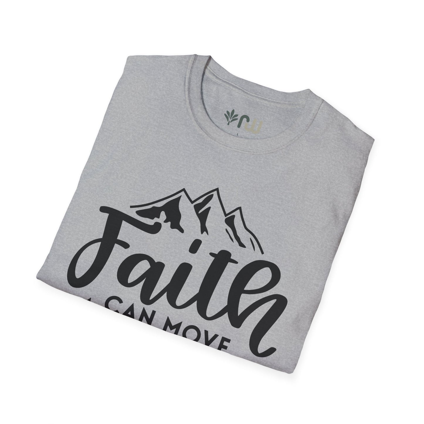 "Faith Can Move Mountains" Softstyle T-Shirt