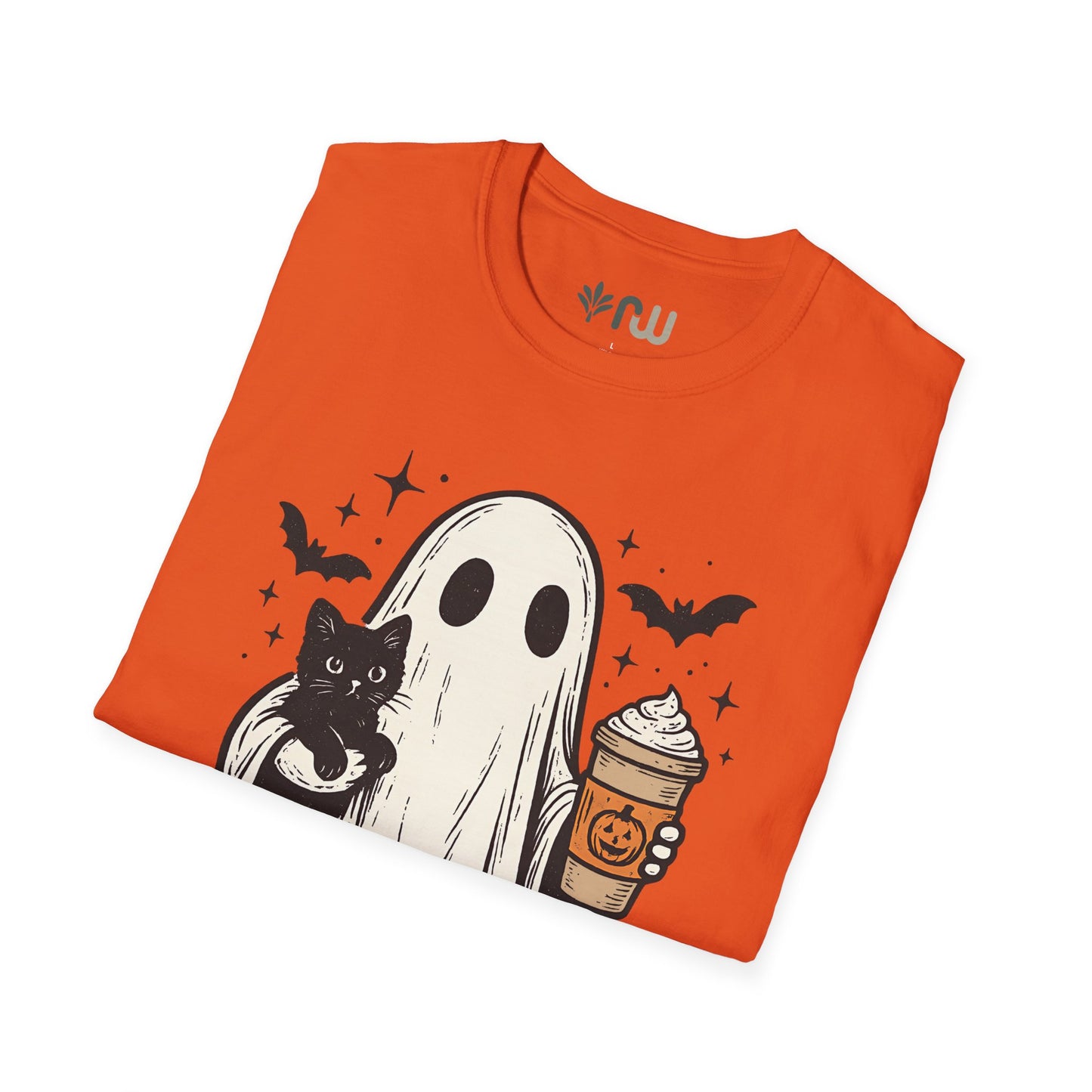 "Ghost and Cat" - Softstyle T-Shirt
