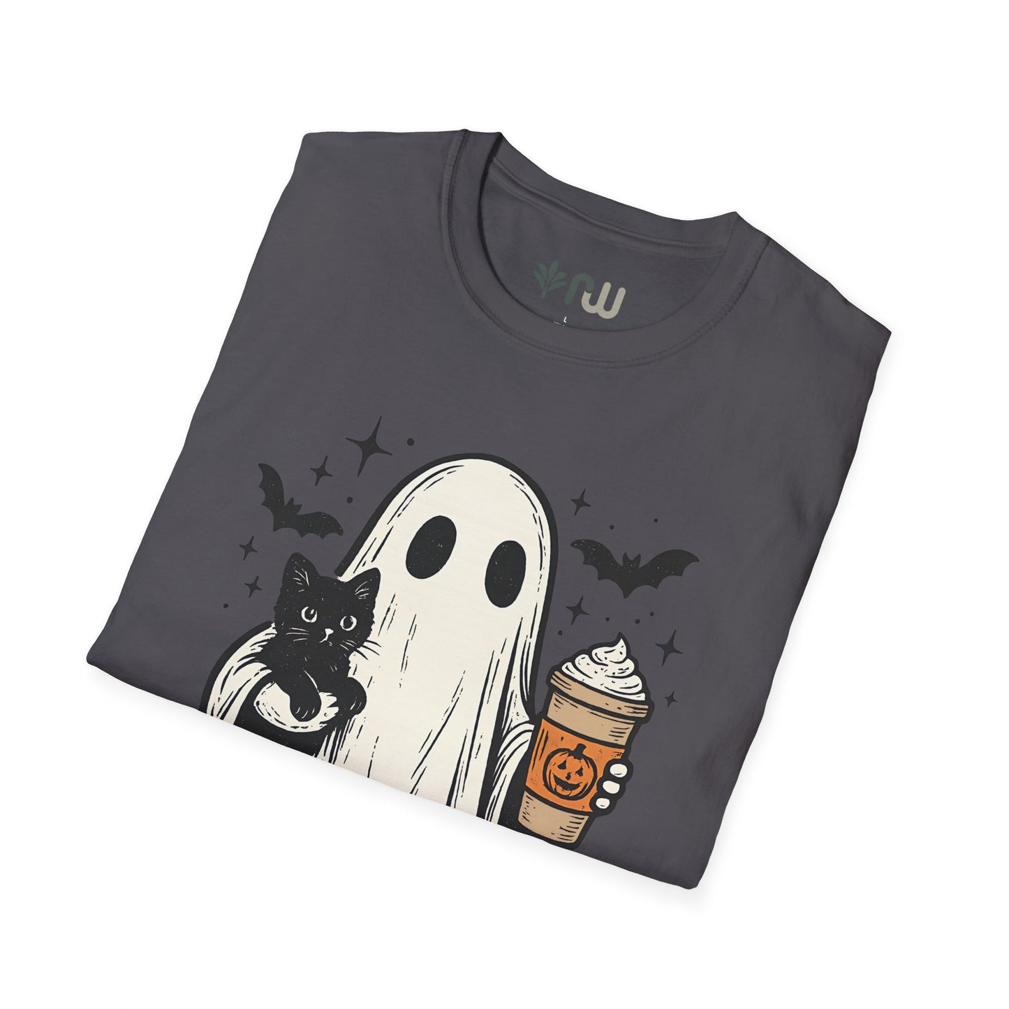 "Ghost and Cat" - Softstyle T-Shirt