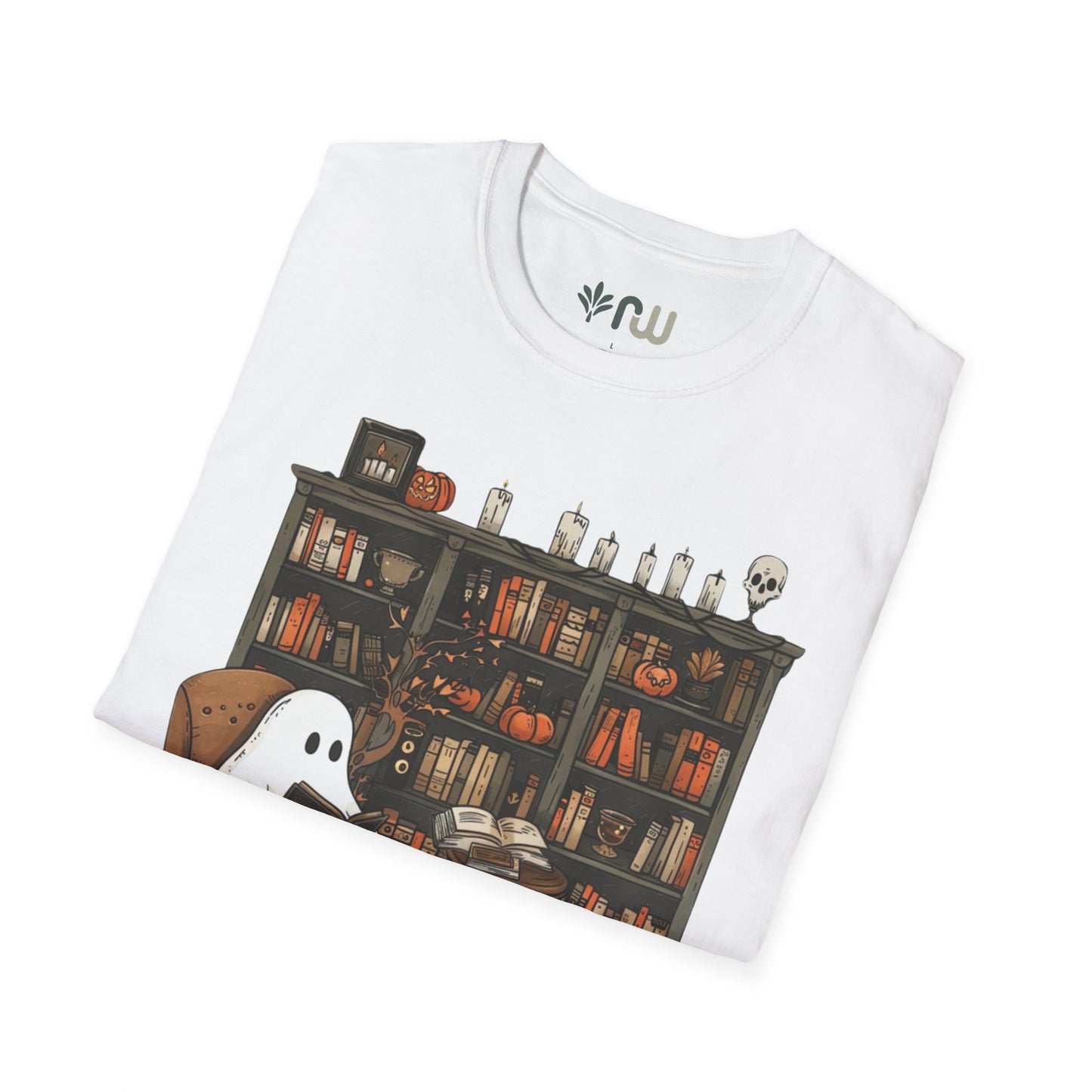 "Reading Ghost" - Softstyle T-Shirt