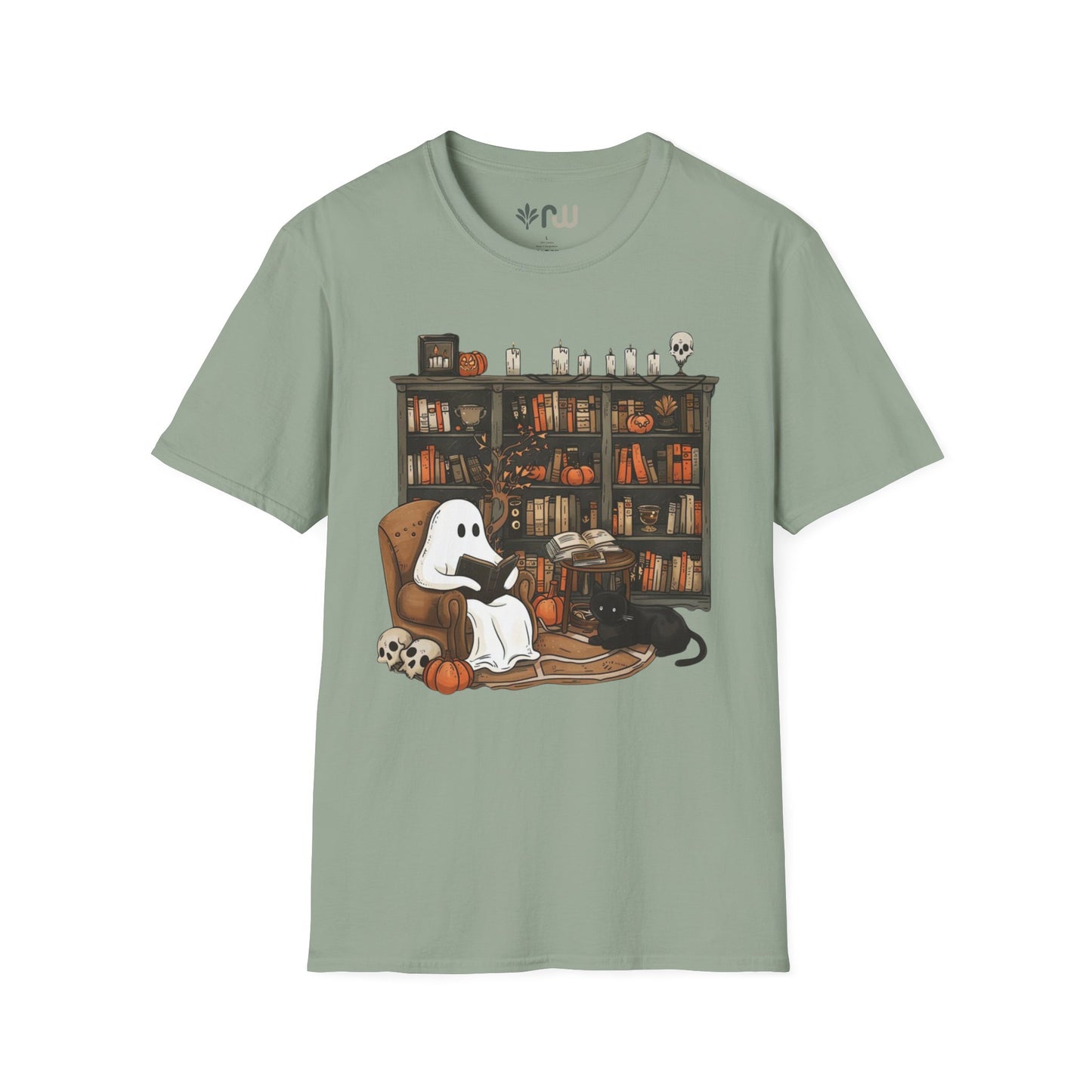 "Reading Ghost" - Softstyle T-Shirt