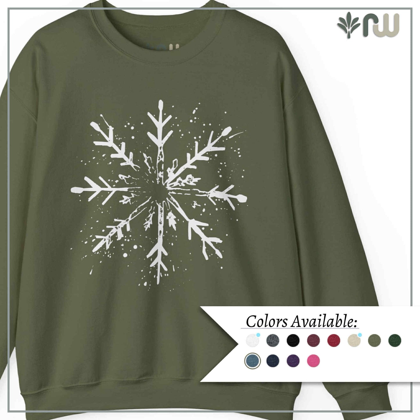 Snowflake Crewneck Sweatshirt