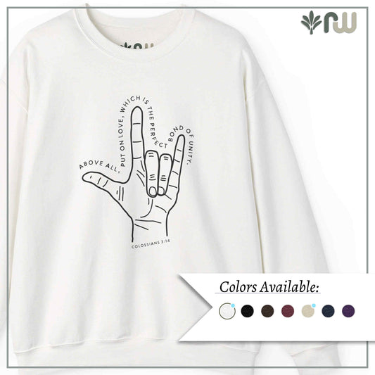"ASL I Love you" - Crewneck Sweatshirt