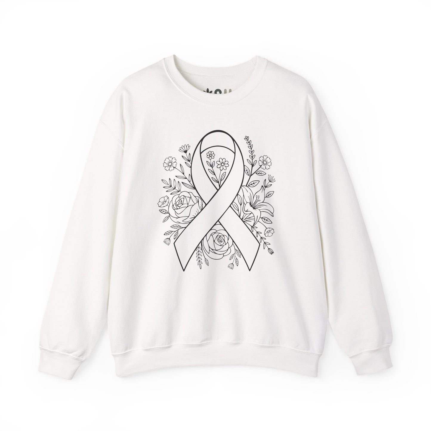 "Awareness Ribbon" - Crewneck Sweatshirt