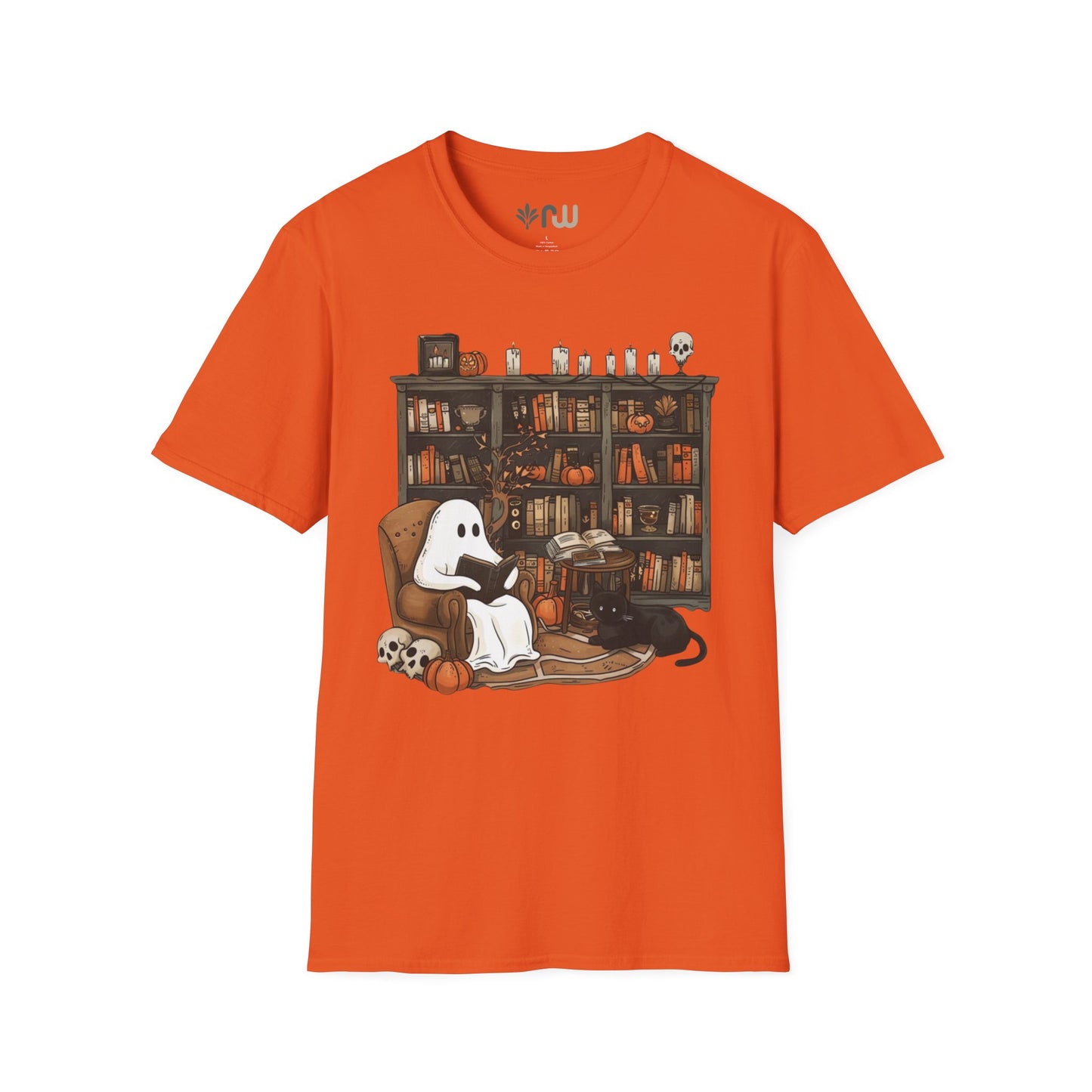 "Reading Ghost" - Softstyle T-Shirt