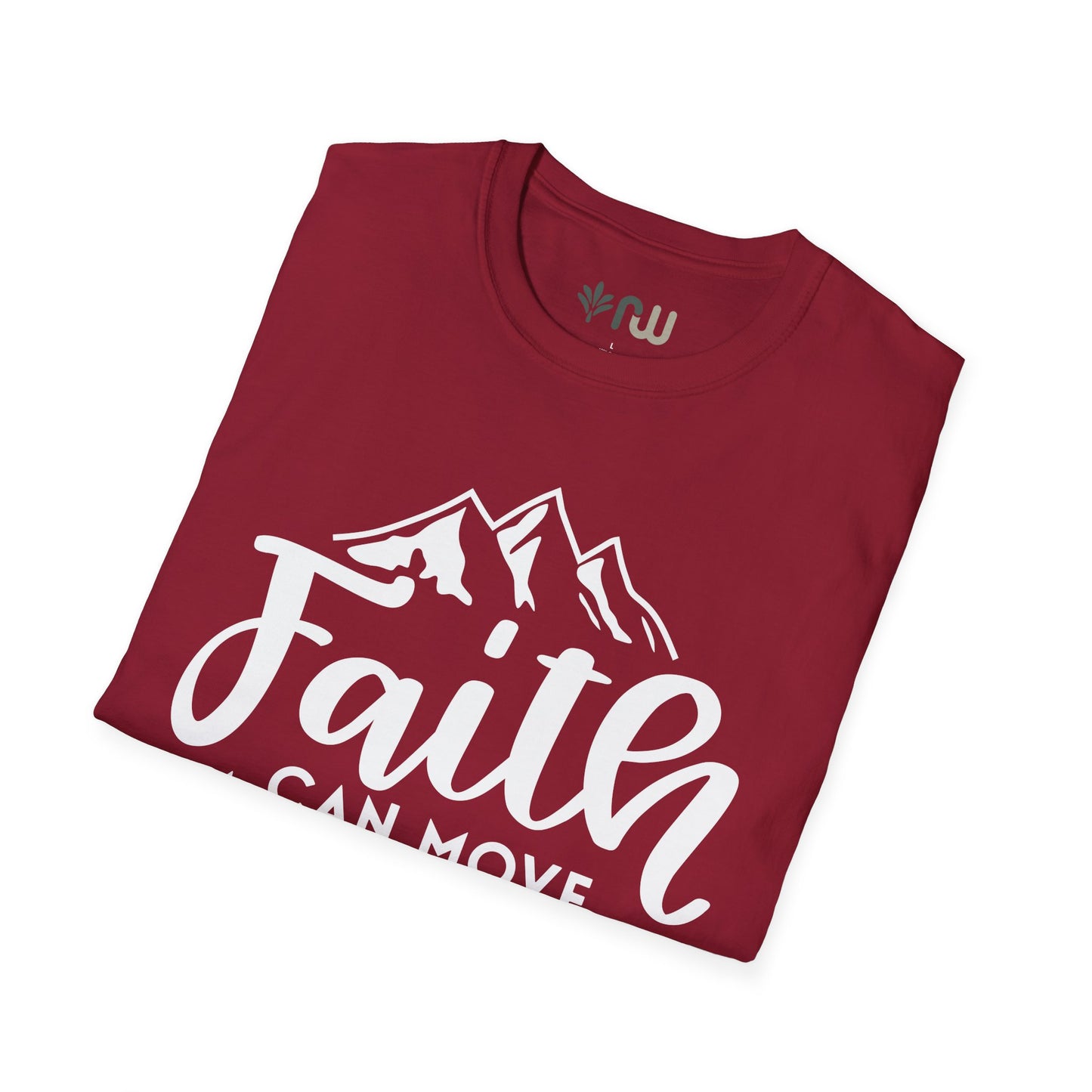 "Faith Can Move Mountains" Softstyle T-Shirt