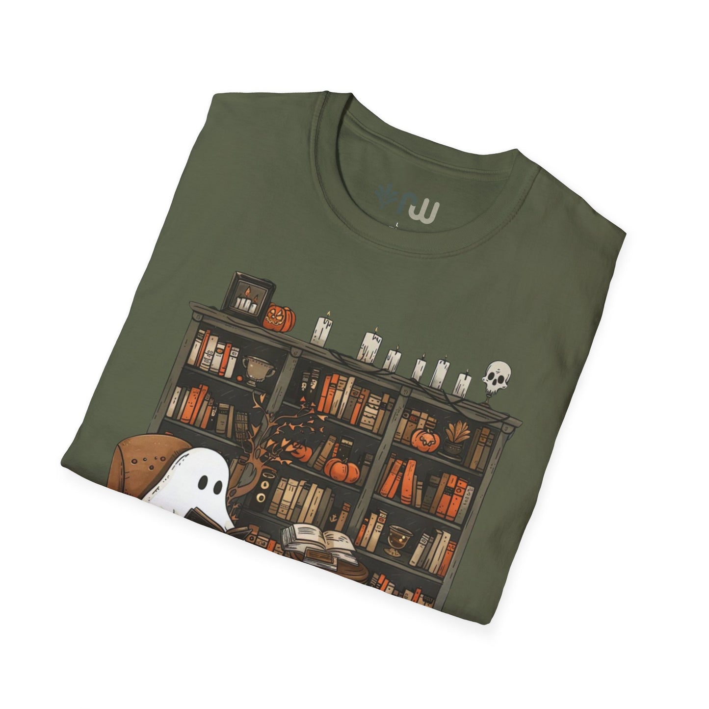 "Reading Ghost" - Softstyle T-Shirt