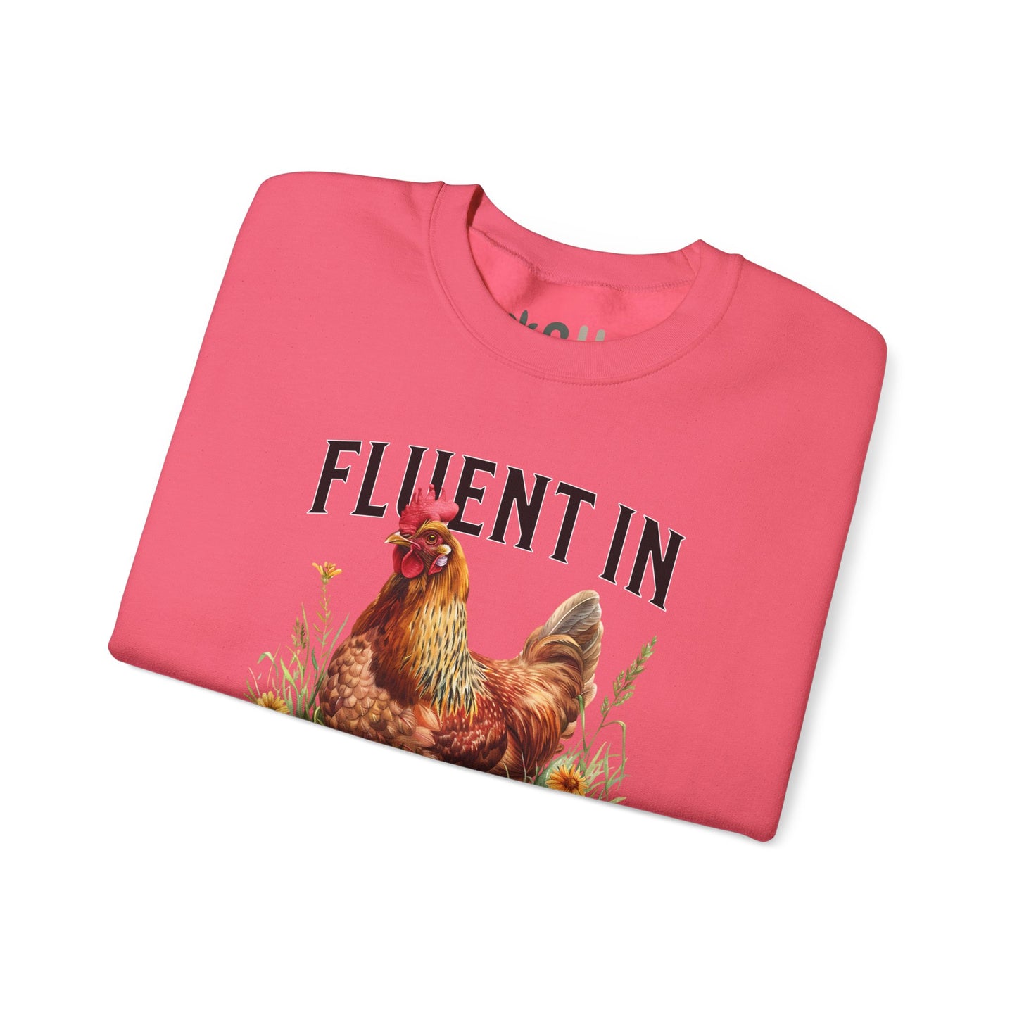 "Fluent in Fowl Language" Crewneck Sweatshirt