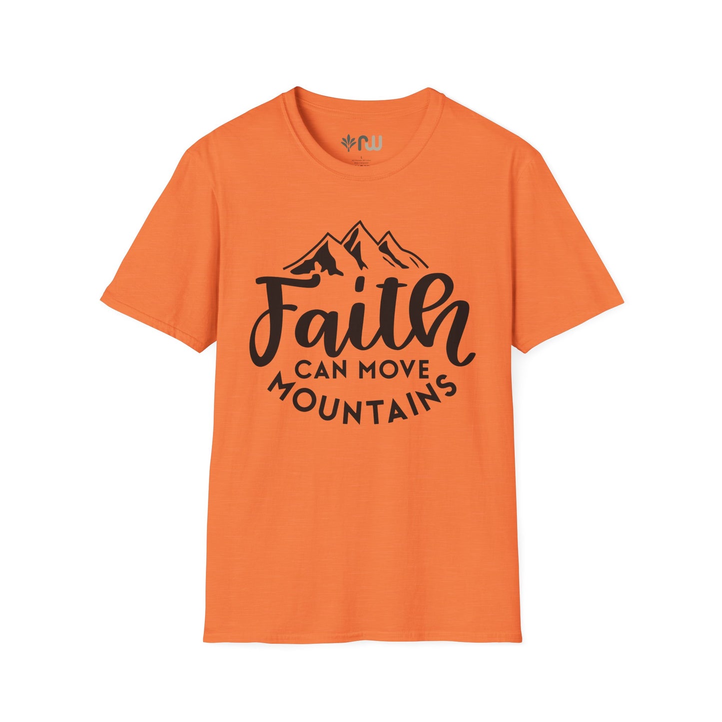 "Faith Can Move Mountains" Softstyle T-Shirt