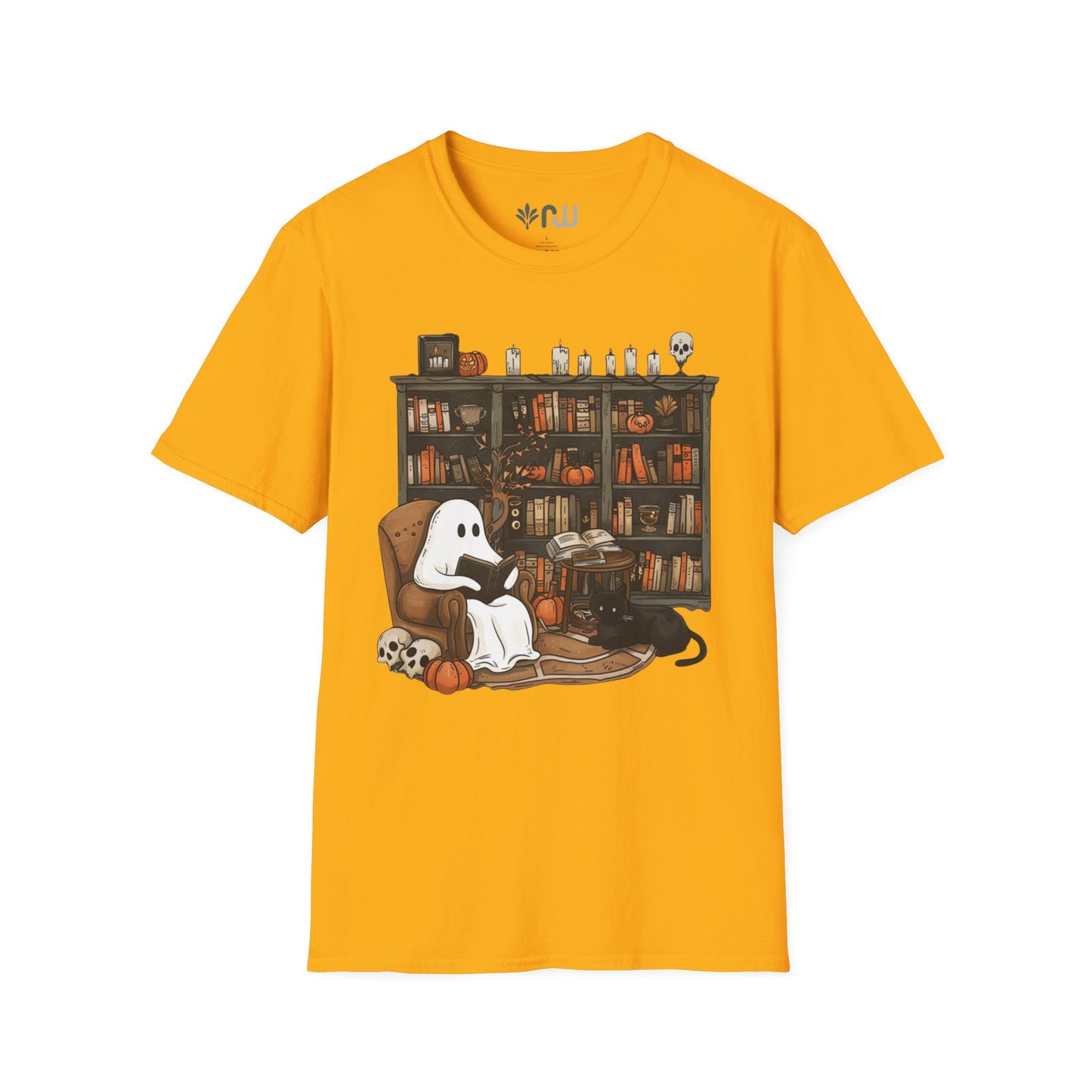 "Reading Ghost" - Softstyle T-Shirt