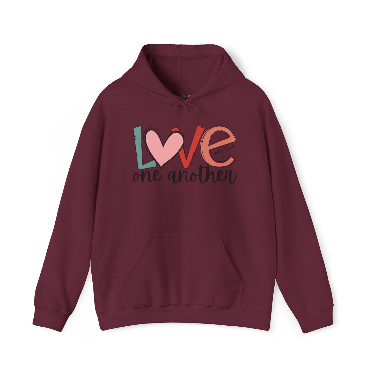 "Love One Another" Hooded Sweatshirt