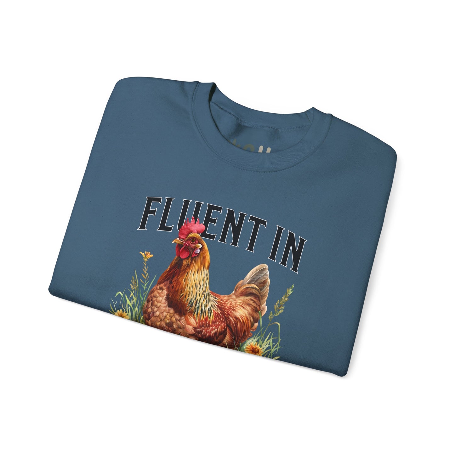 "Fluent in Fowl Language" Crewneck Sweatshirt
