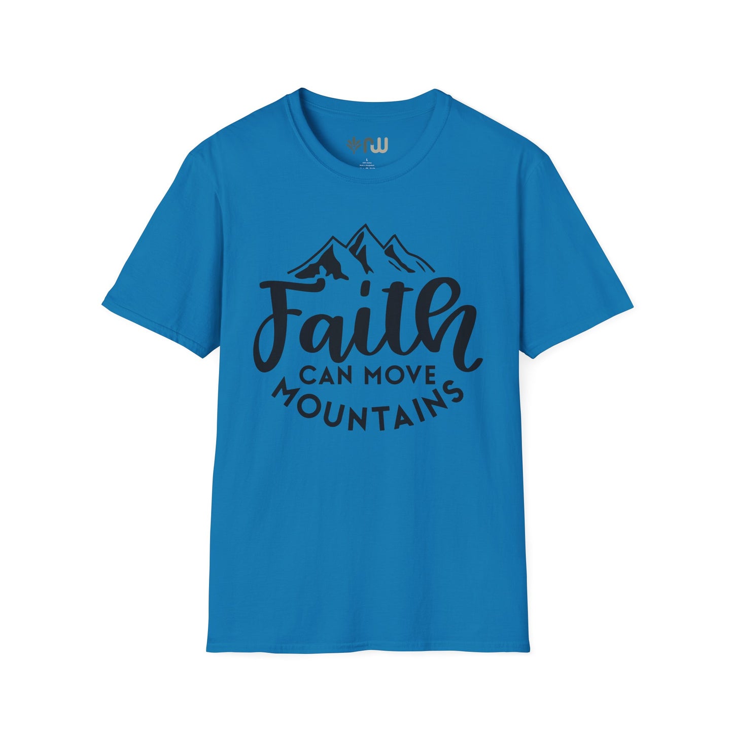 "Faith Can Move Mountains" Softstyle T-Shirt