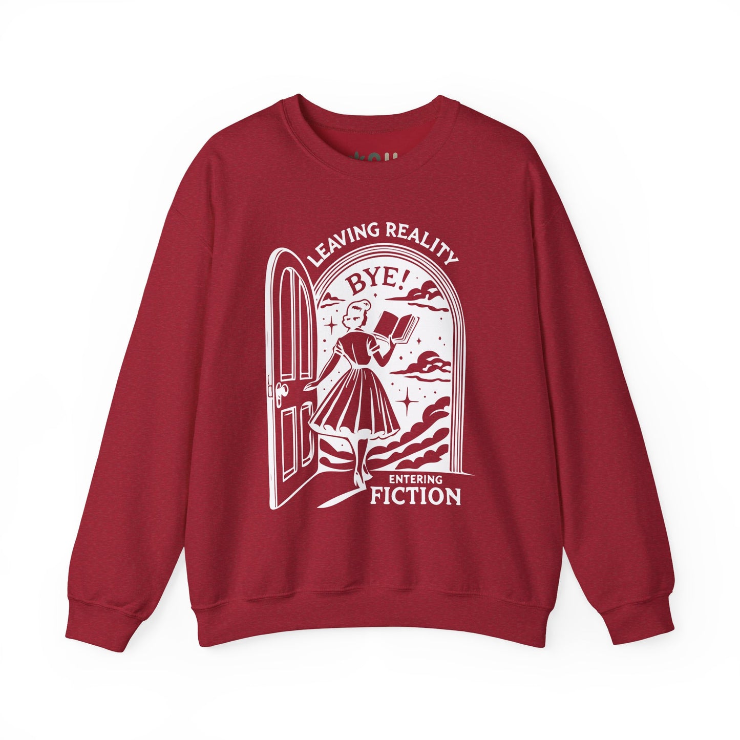 "Leaving Reality, Entering Fiction" Crewneck Sweatshirt