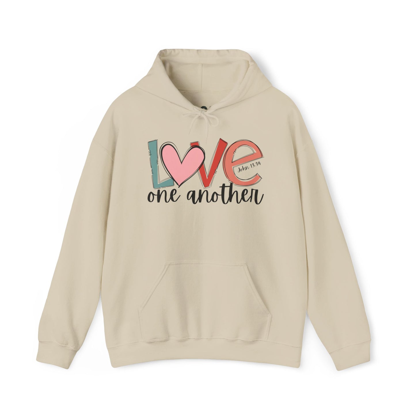 "Love One Another" Hooded Sweatshirt