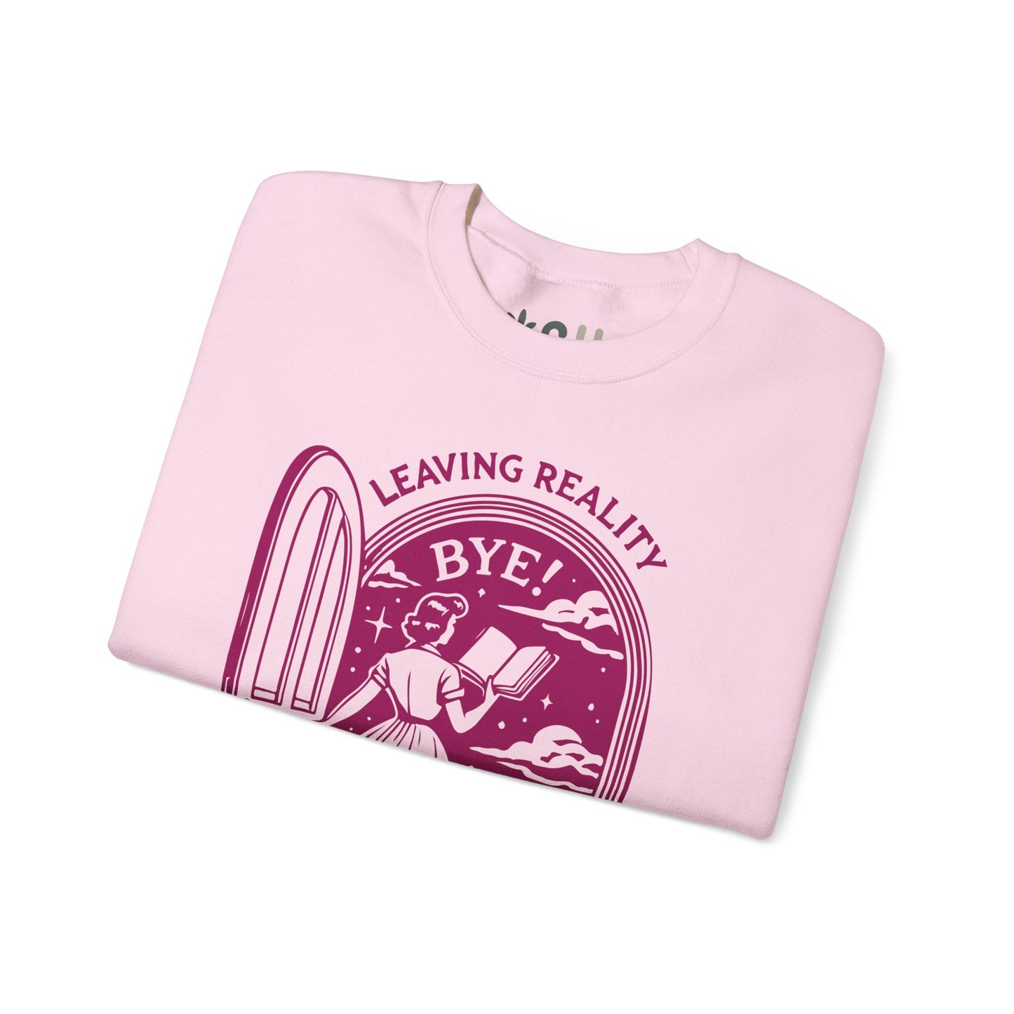 "Leaving Reality, Entering Fiction" Crewneck Sweatshirt