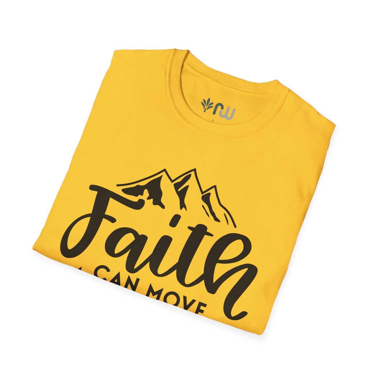 "Faith Can Move Mountains" Softstyle T-Shirt