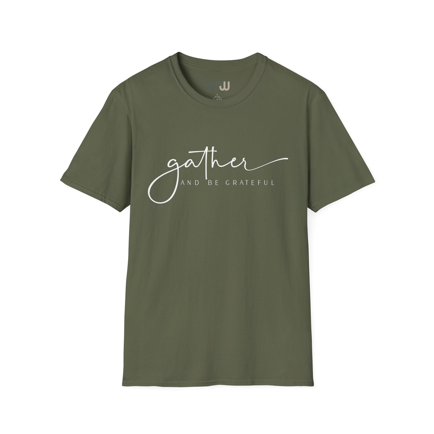 "Gather and Be Grateful" - Softstyle T-Shirt