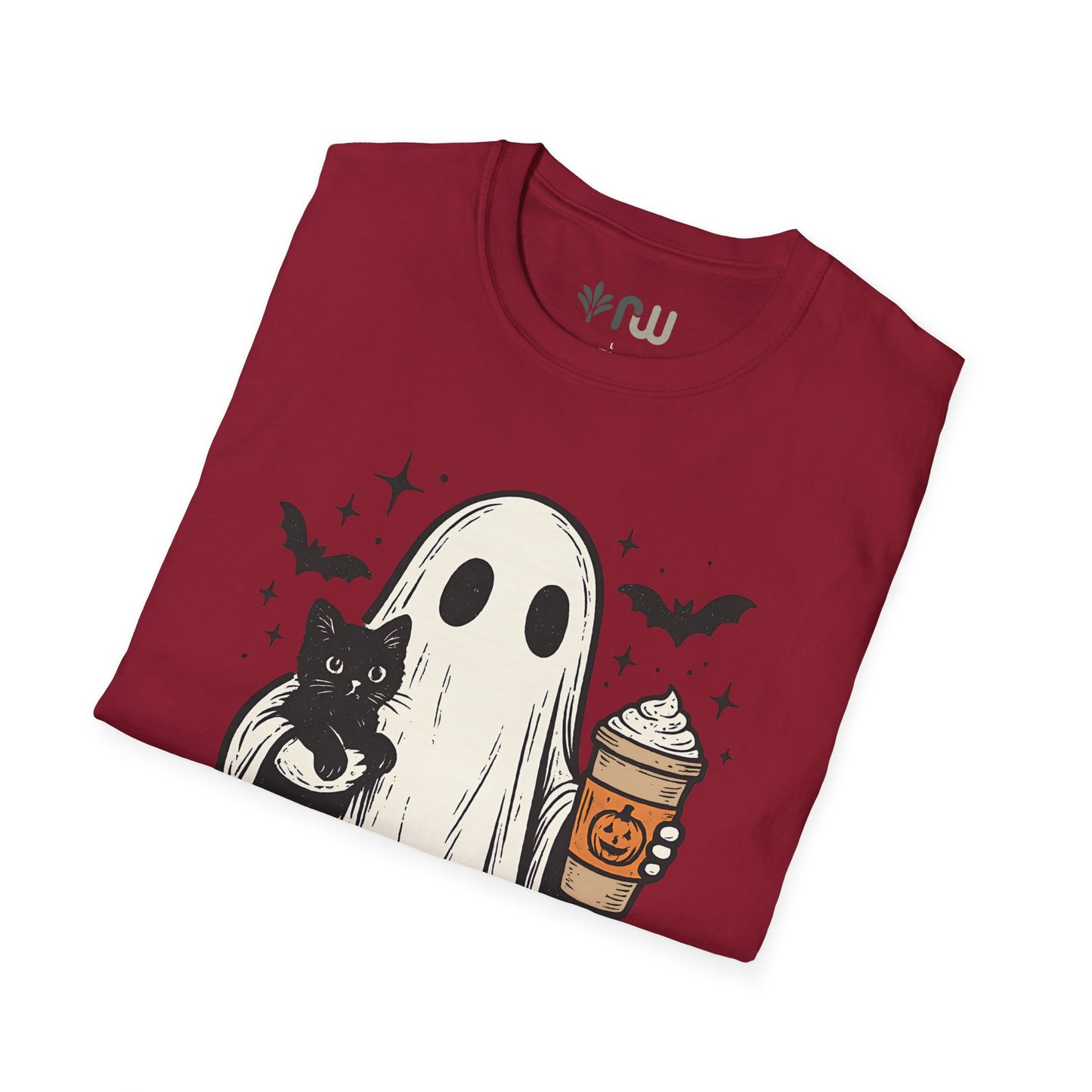 "Ghost and Cat" - Softstyle T-Shirt