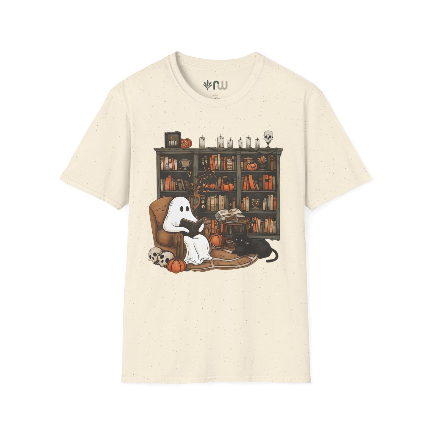 "Reading Ghost" - Softstyle T-Shirt