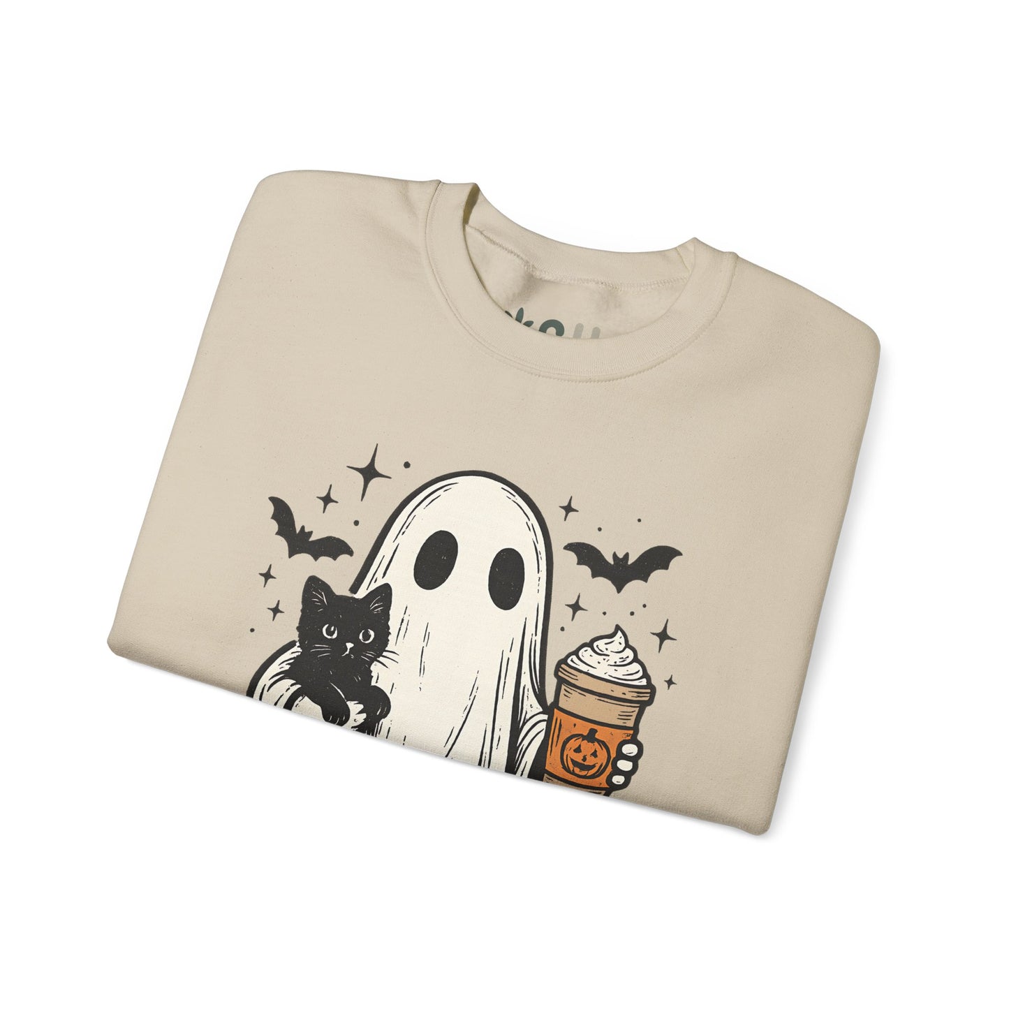 "Ghost and Cat" - Crewneck Sweatshirt