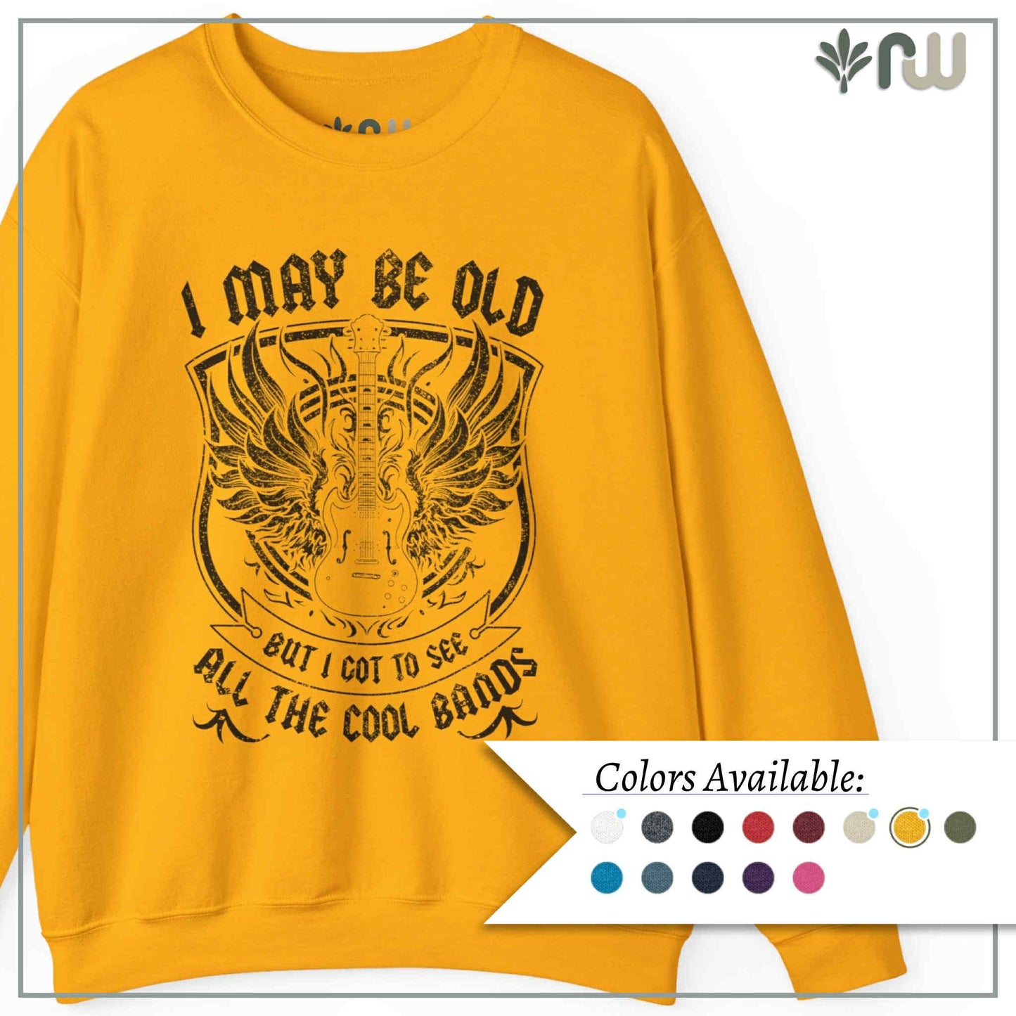 "I Got to See All the Cool Bands" Crewneck Sweatshirt