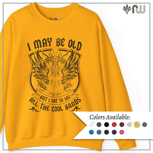 "I Got to See All the Cool Bands" Crewneck Sweatshirt